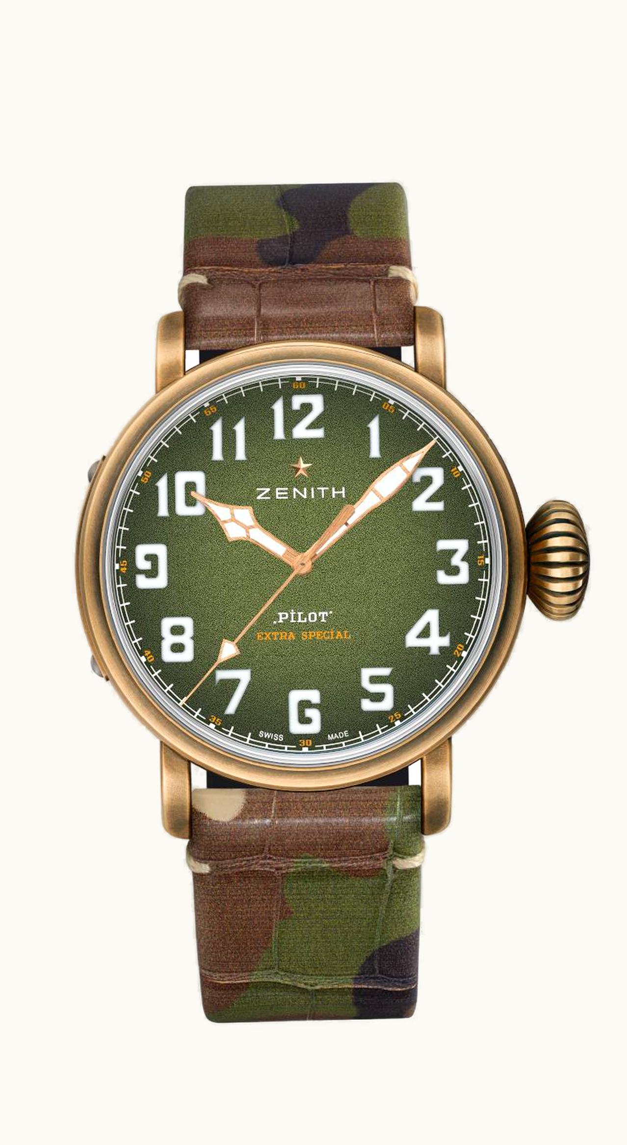 Zenith Pilot Type 20 Adventure 45mm Bronze / Khaki / Camo