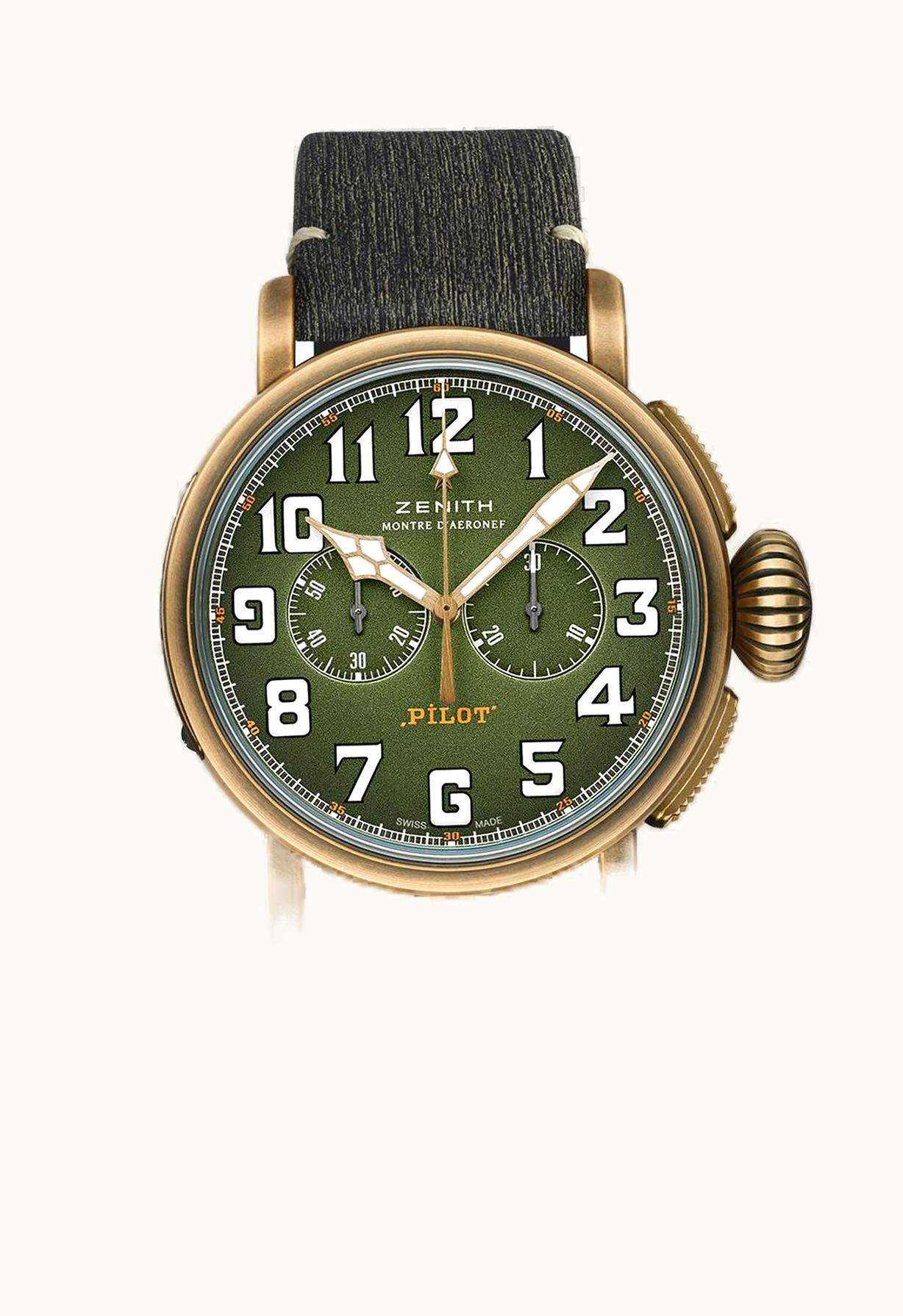 Zenith Pilot Type 20 Chronograph Adventure Bronze / Khaki / Matrix