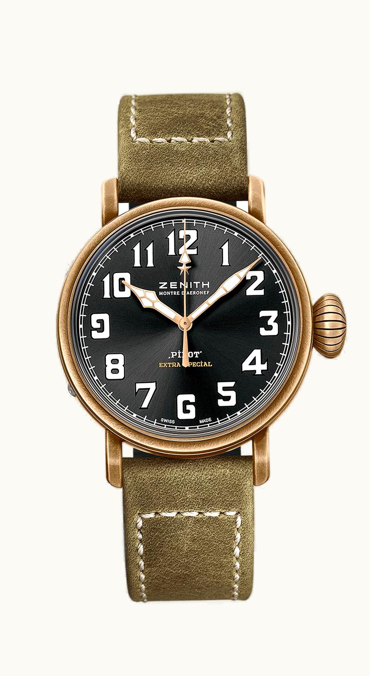 Zenith Pilot Type 20 Extra Special Bronze / Black / Strap