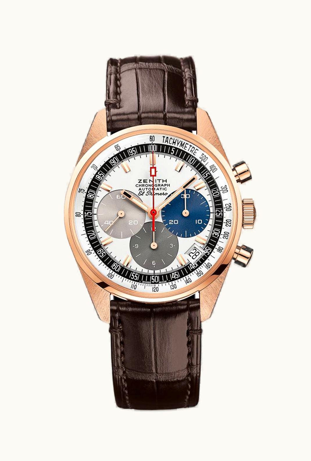 Zenith El Primero A386 Revival 50th Anniversary El Primero Rose Gold