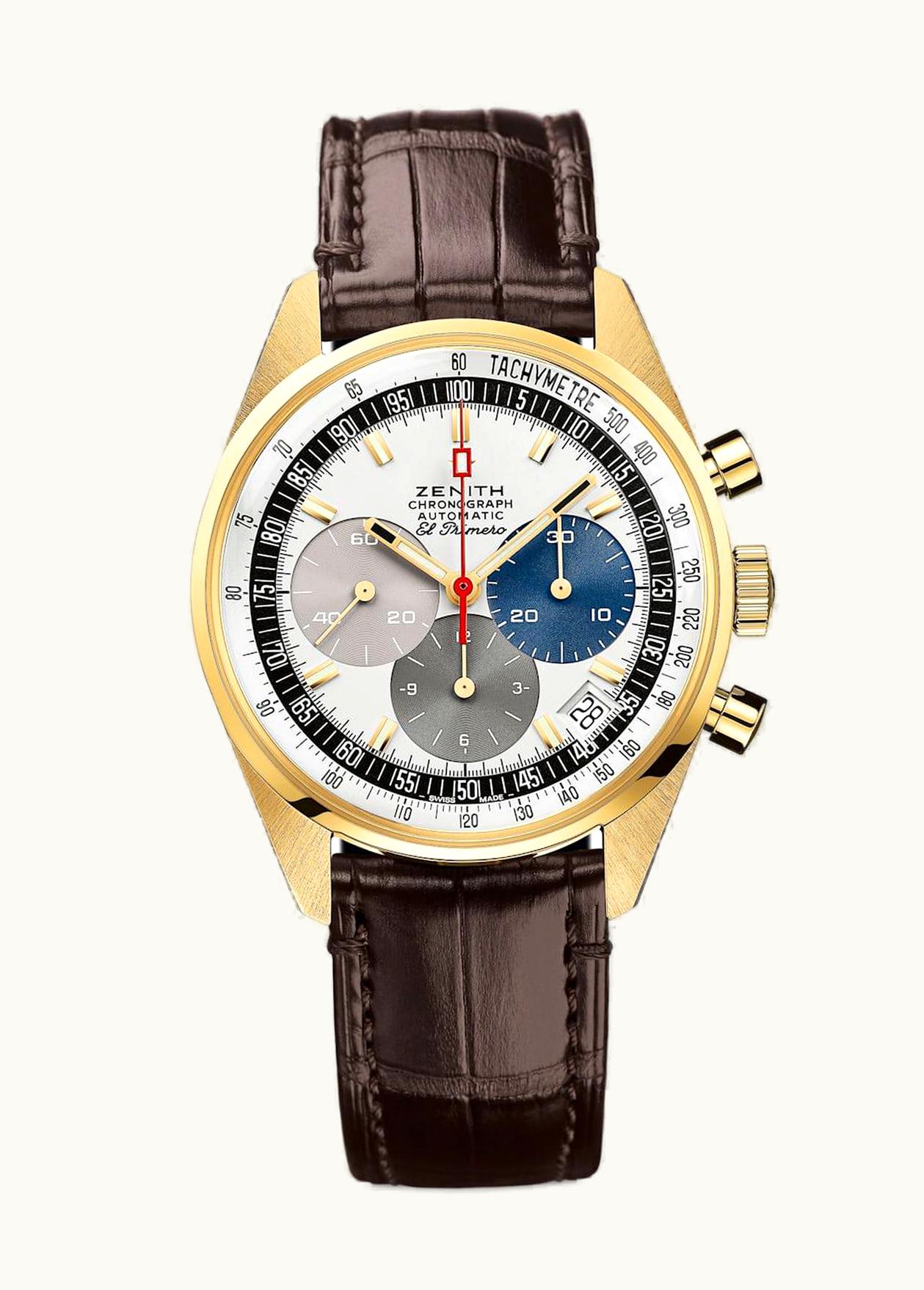 Zenith El Primero A386 Revival 50th Anniversary El Primero Yellow Gold