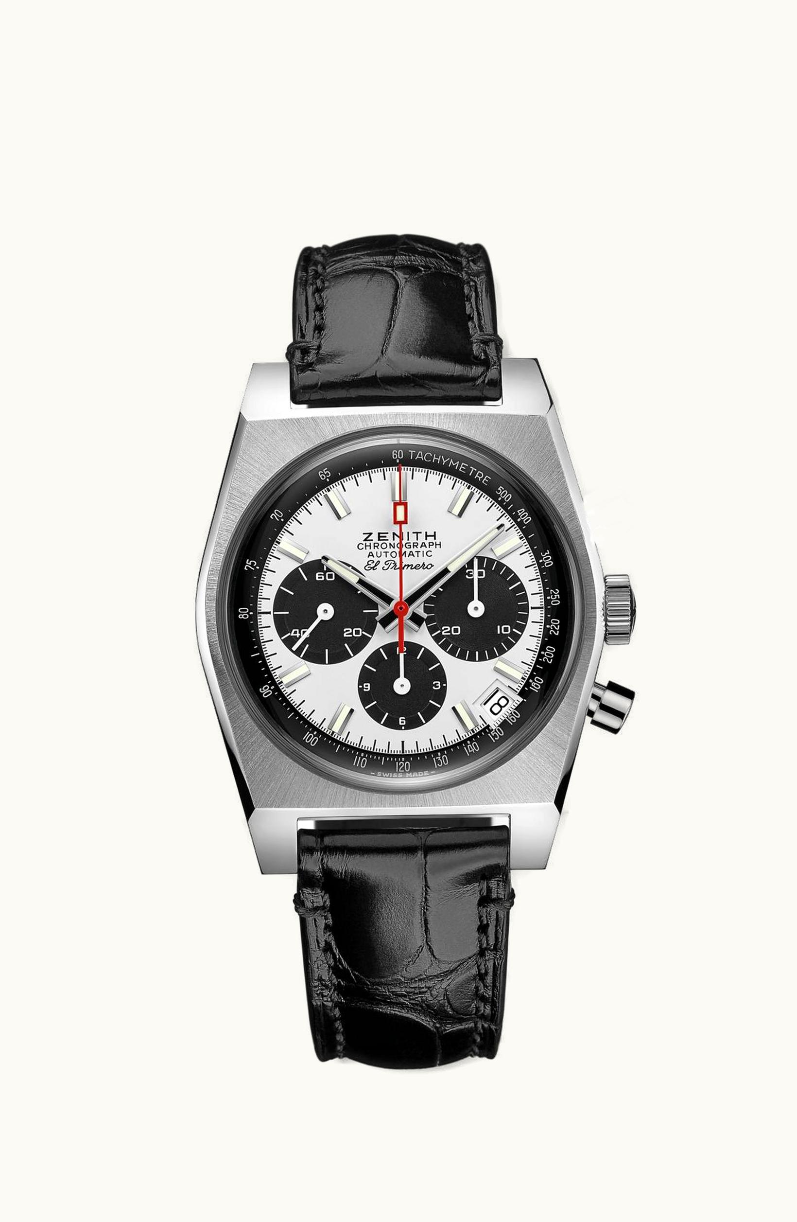 Zenith El Primero A384 Revival 50th Anniversary El Primero Stainless Steel / Panda / Ladder