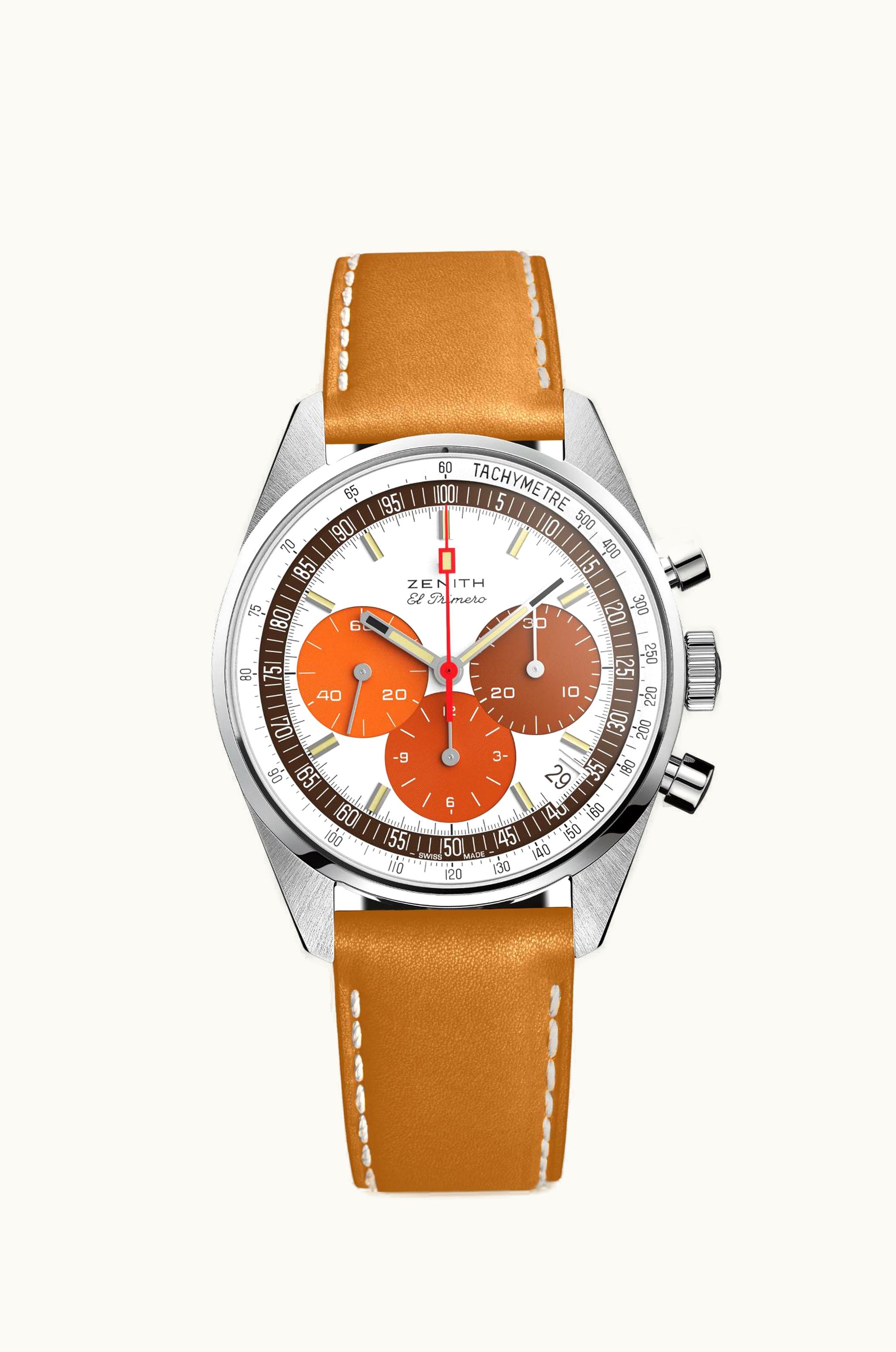 Zenith El Primero A386 Revival Stainless Steel / Eggshell / Phillips