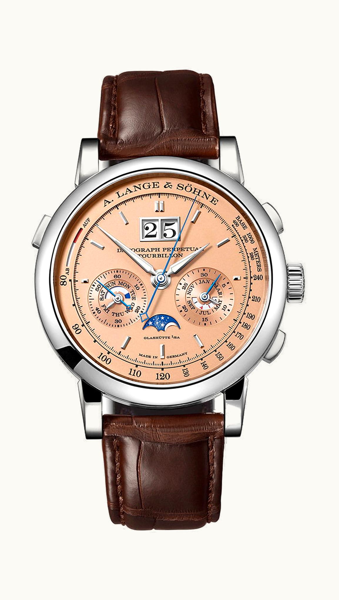 A. Lange & Söhne Datograph Perpetual Tourbillon 41.5mm - White Gold - Manual Winding