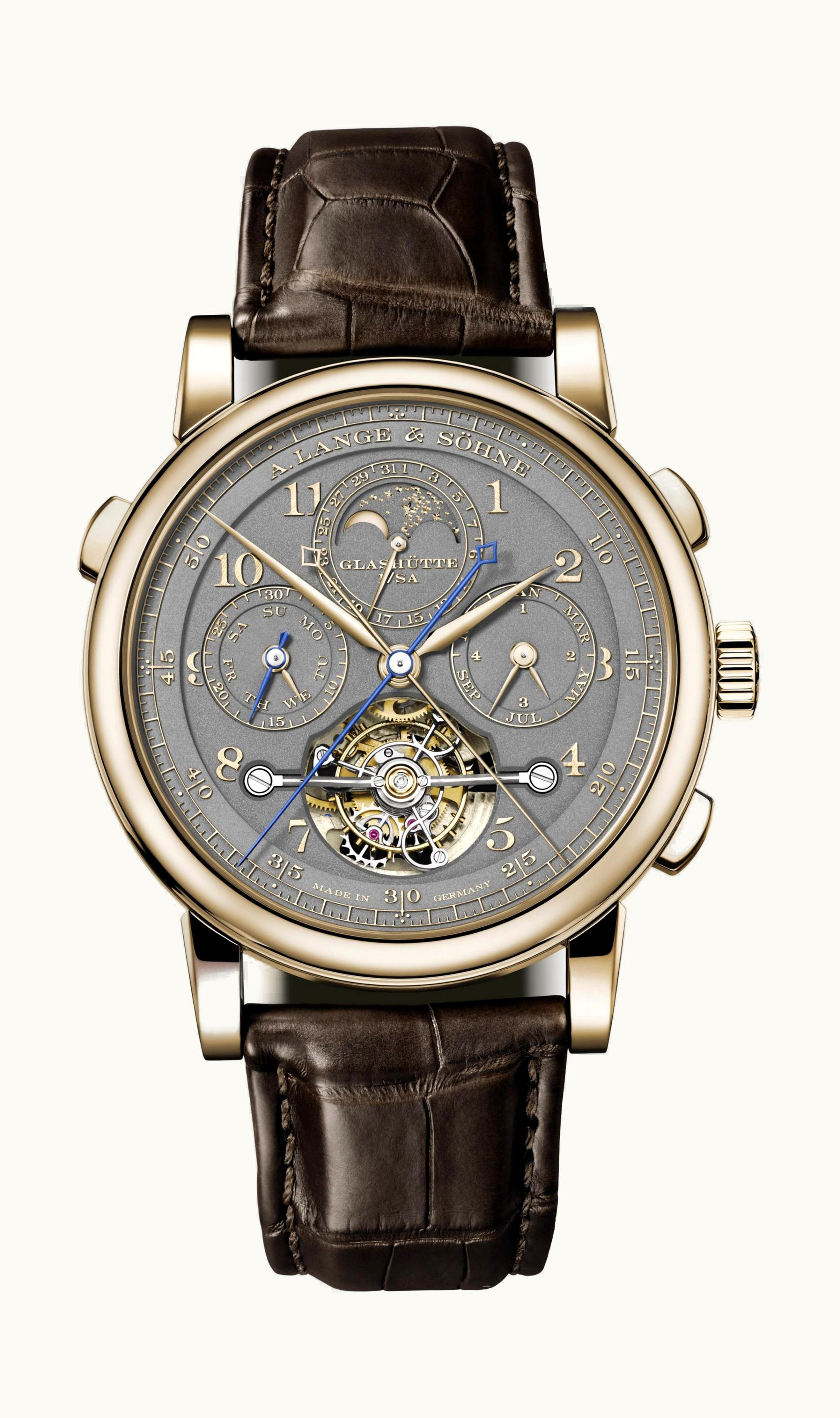 A. Lange & Söhne Tourbograph Perpetual Honeygold “Homage to F. A. Lange” 43mm - Yellow Gold - Manual Winding