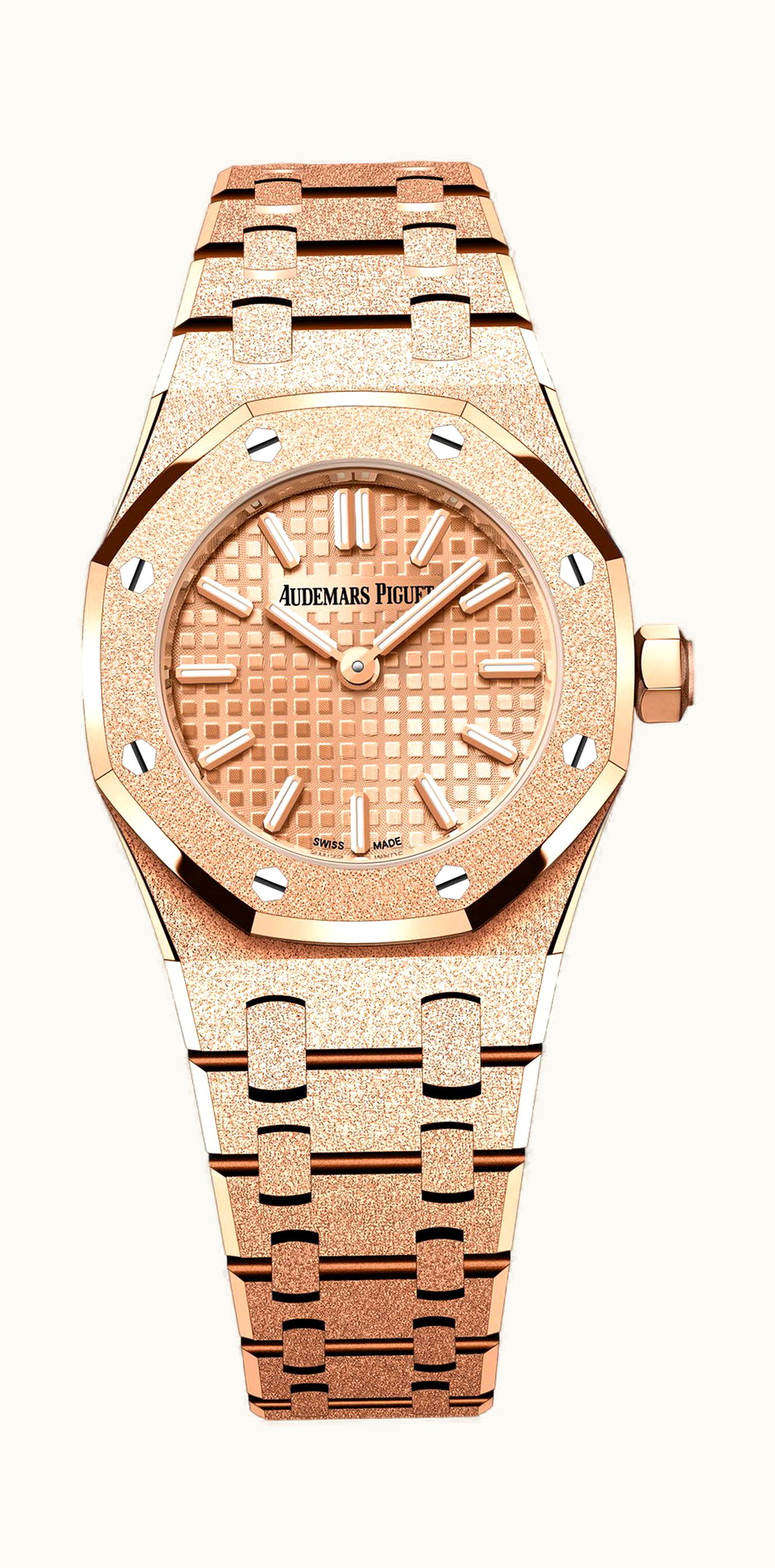 Audemars Piguet Royal Oak Mini Frosted Gold Quartz 23