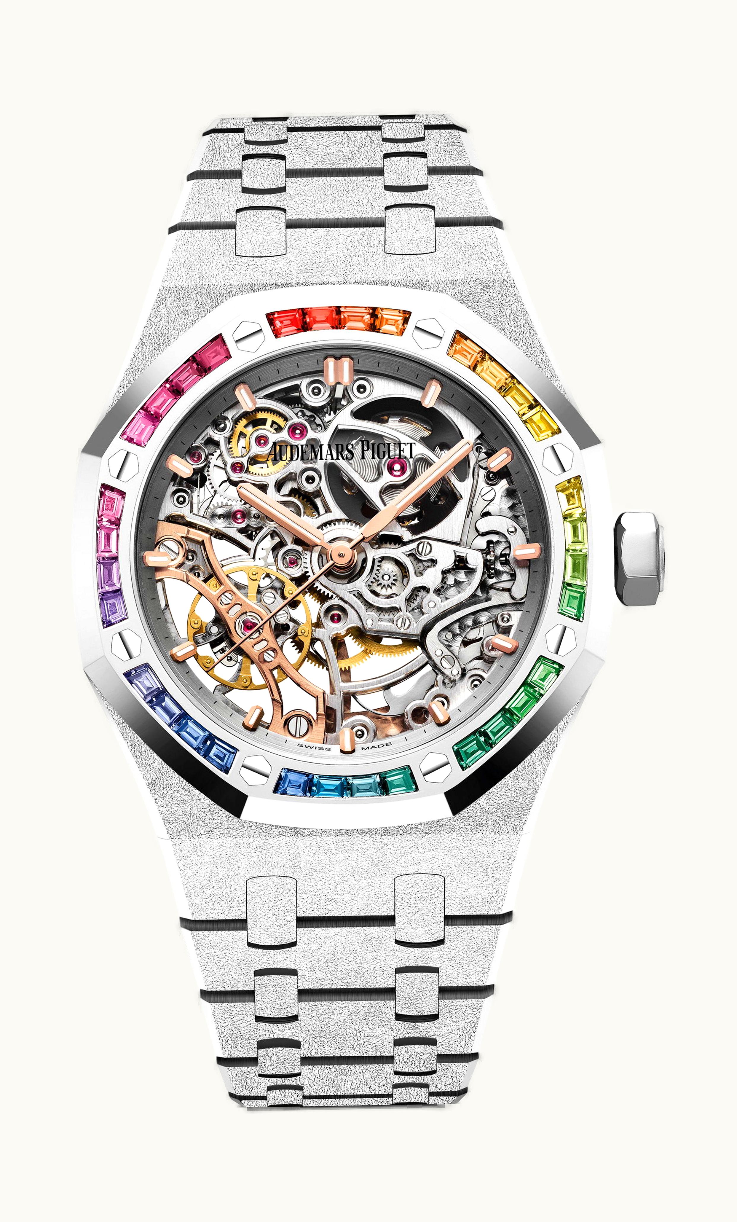 Audemars Piguet Royal Oak Frosted Gold Double Balance Wheel Openworked