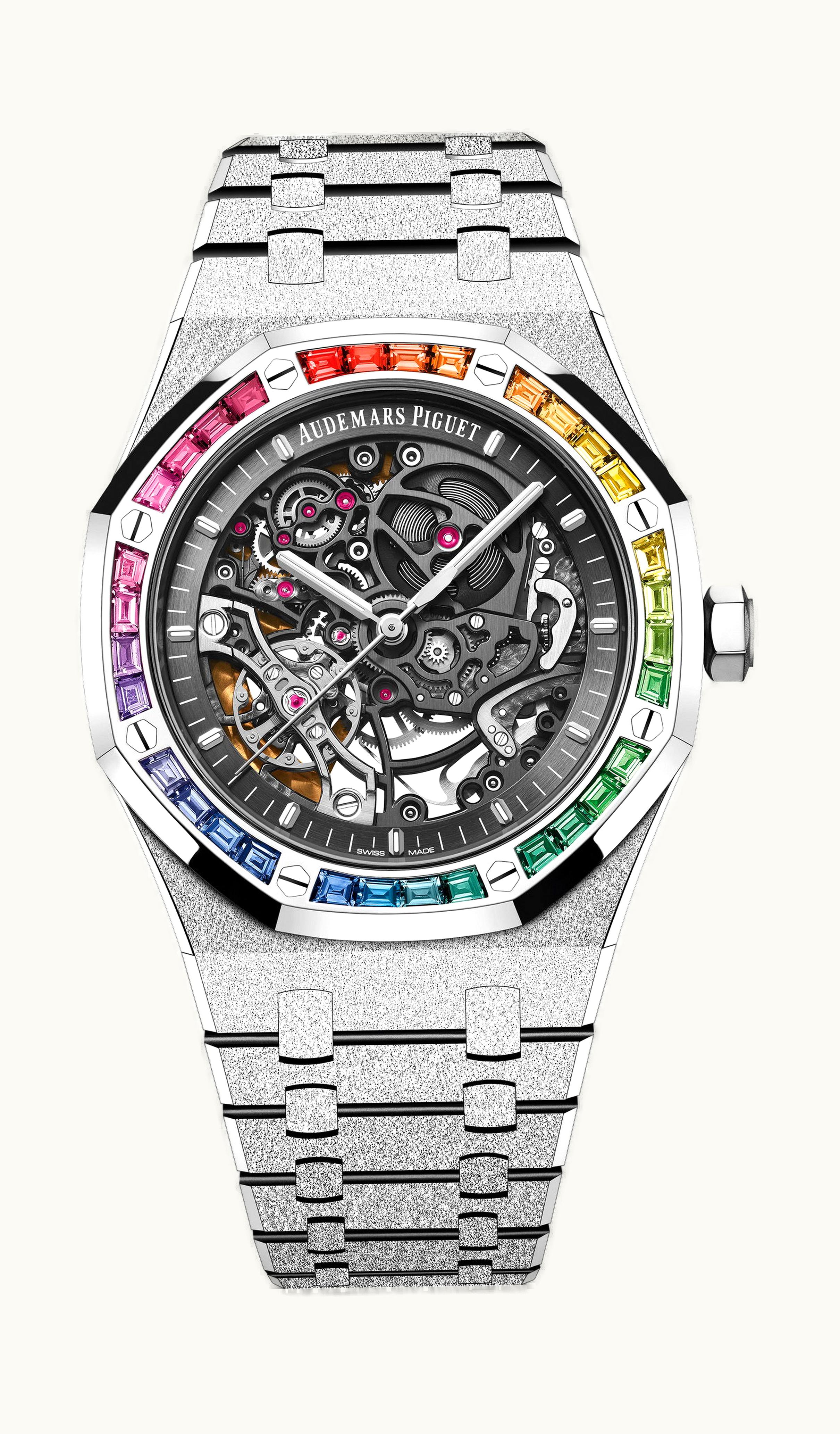 Audemars Piguet Royal Oak Frosted Gold Double Balance Wheel Openworked