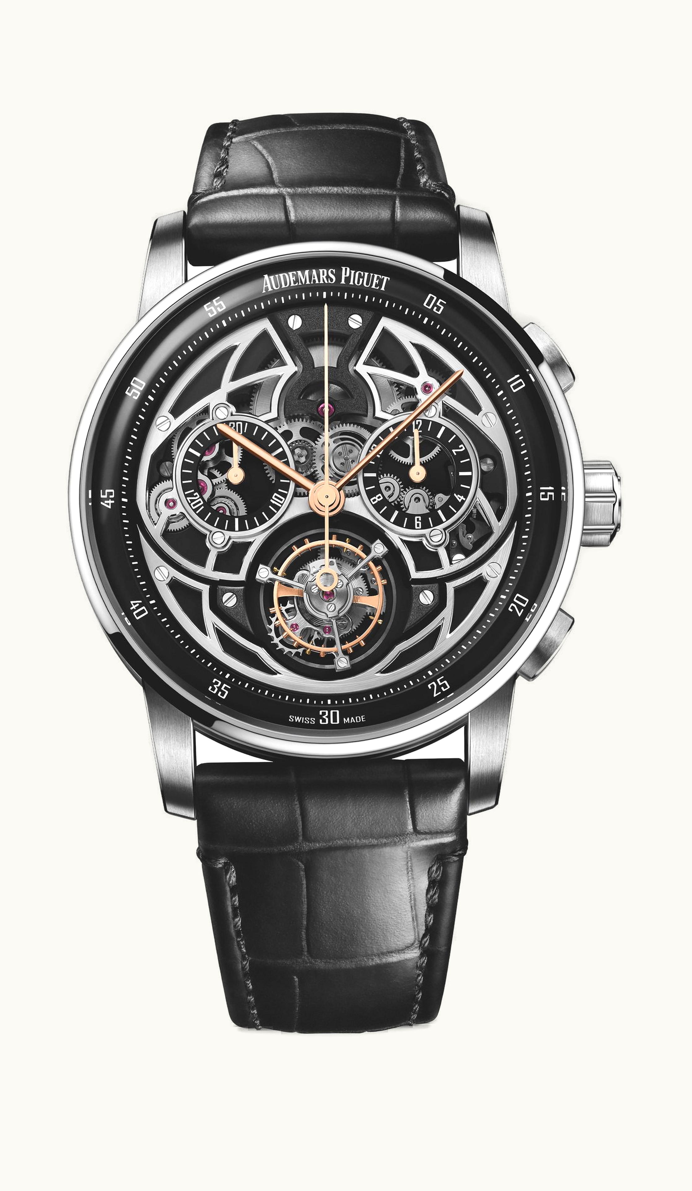 Audemars Piguet Code 11.59 by Audemars Piguet Selfwinding Flying Tourbillon Chronograph 41mm - White Gold - Automatic Winding