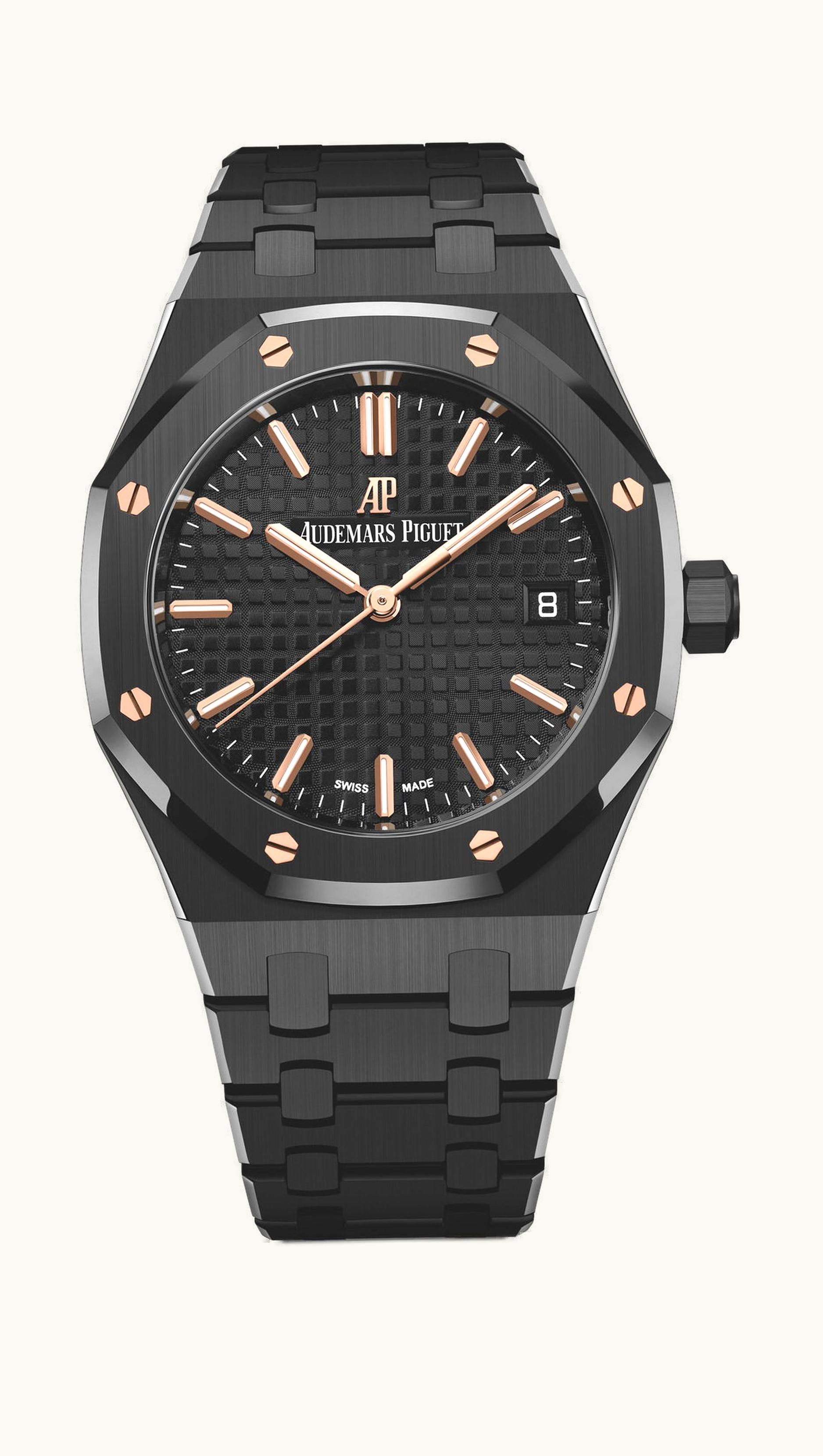 Audemars Piguet Royal Oak Selfwinding 34mm - Black Ceramic - Automatic Winding 77350CE.OO.1266CE.01