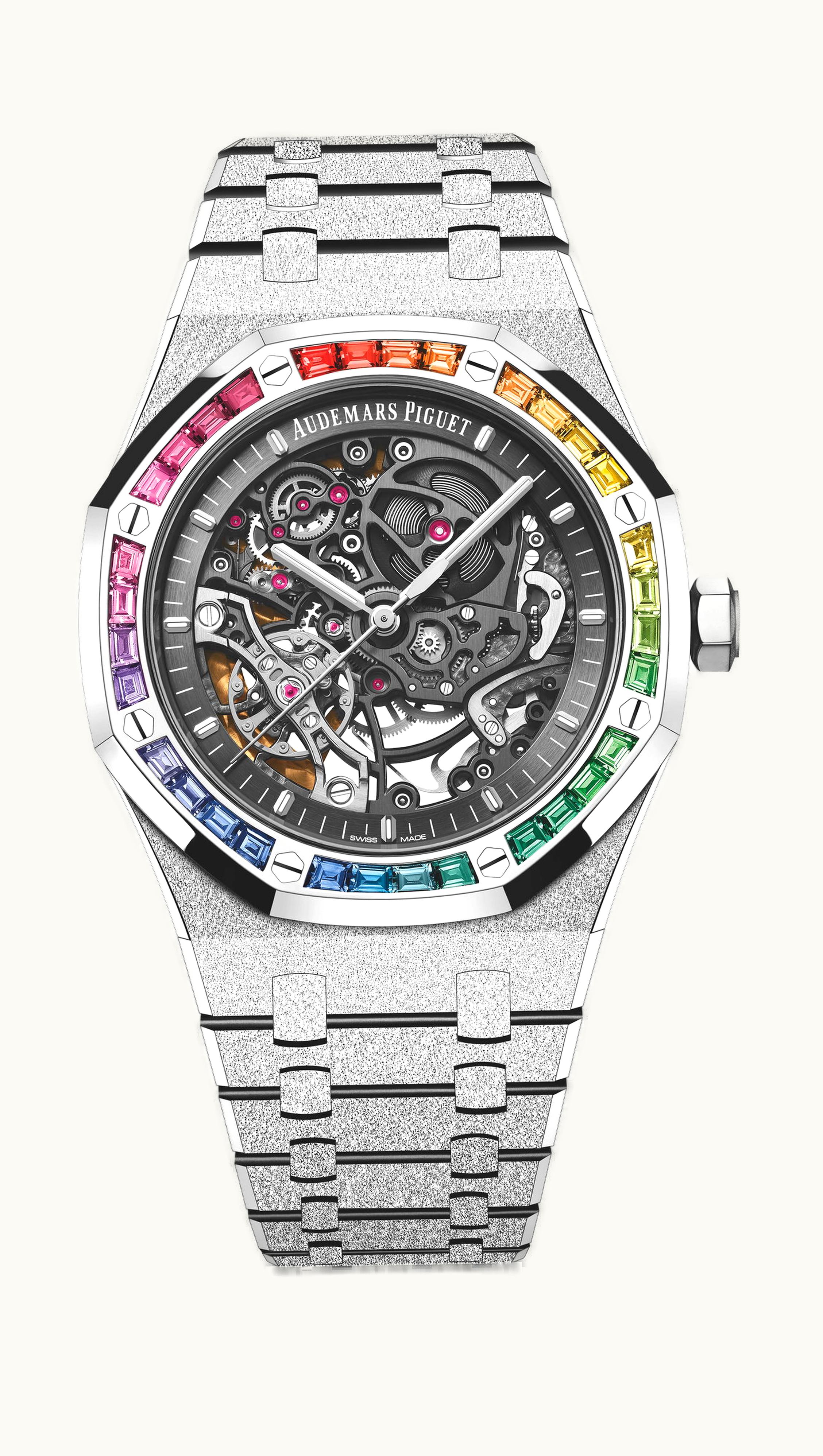 Audemars Piguet Royal Oak Frosted Gold Double Balance Wheel Openworked