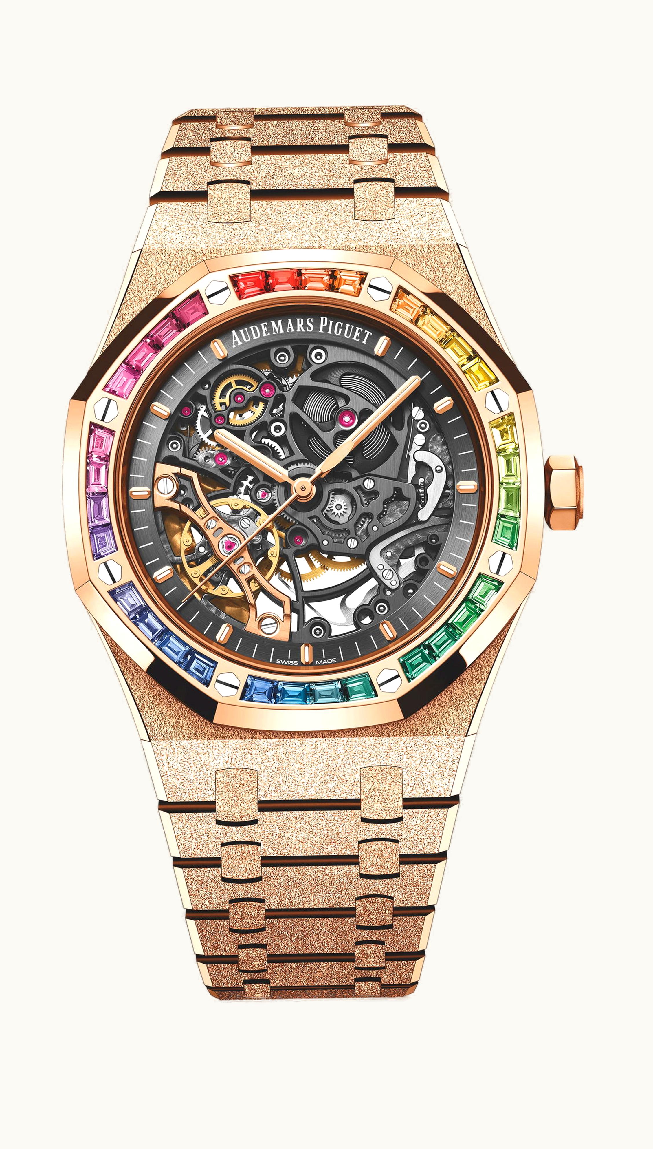 Audemars Piguet Royal Oak Frosted Gold Double Balance Wheel Openworked 41mm - Rose Gold - Automatic Winding 15412OR.YG.1224OR.01