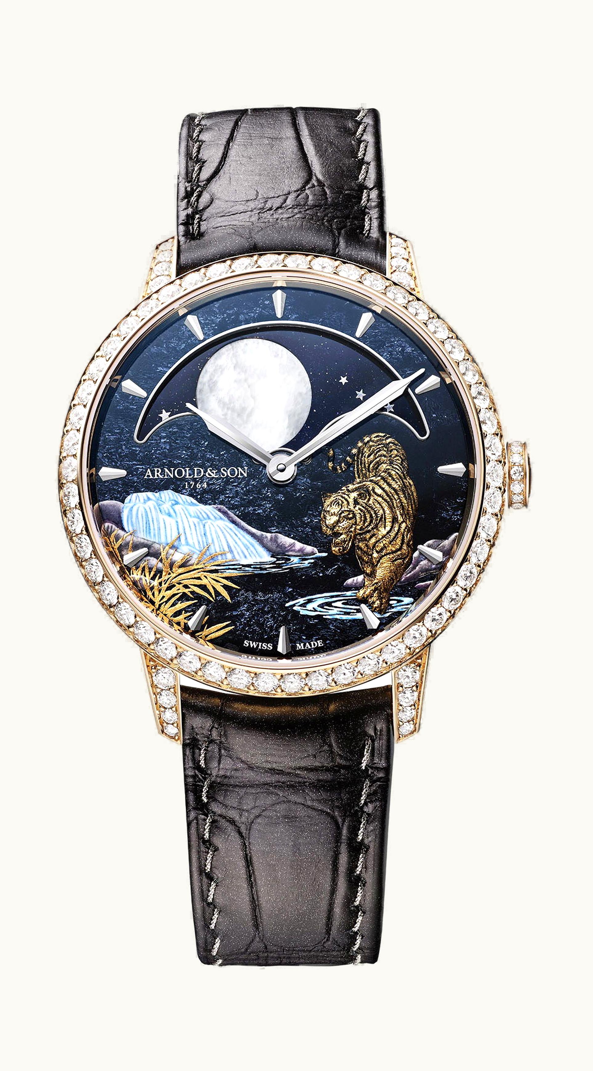Arnold & Son Perpetual Moon 38 Red Gold “Year of the Tiger”