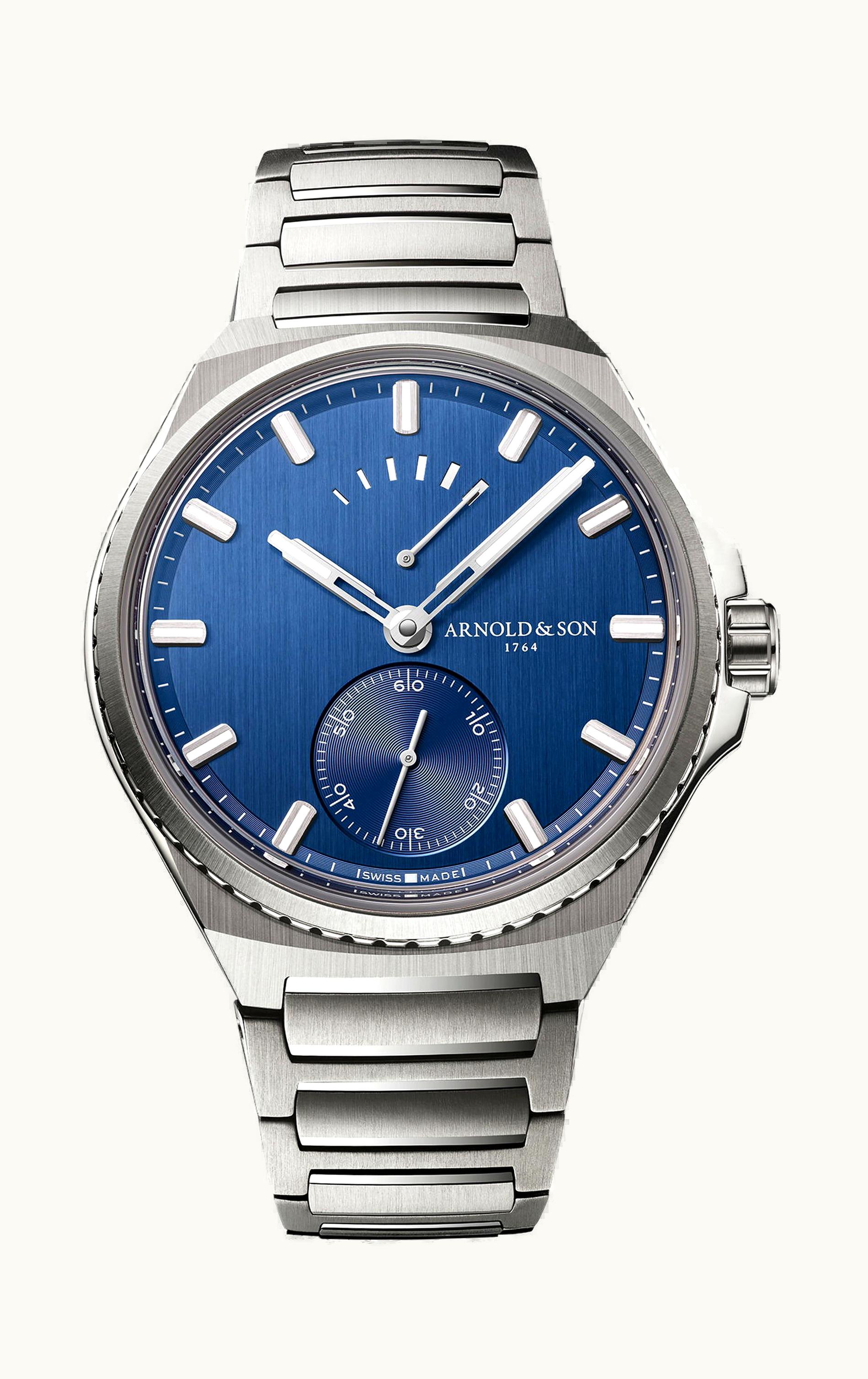 Arnold & Son Longitude Titanium Ocean Blue