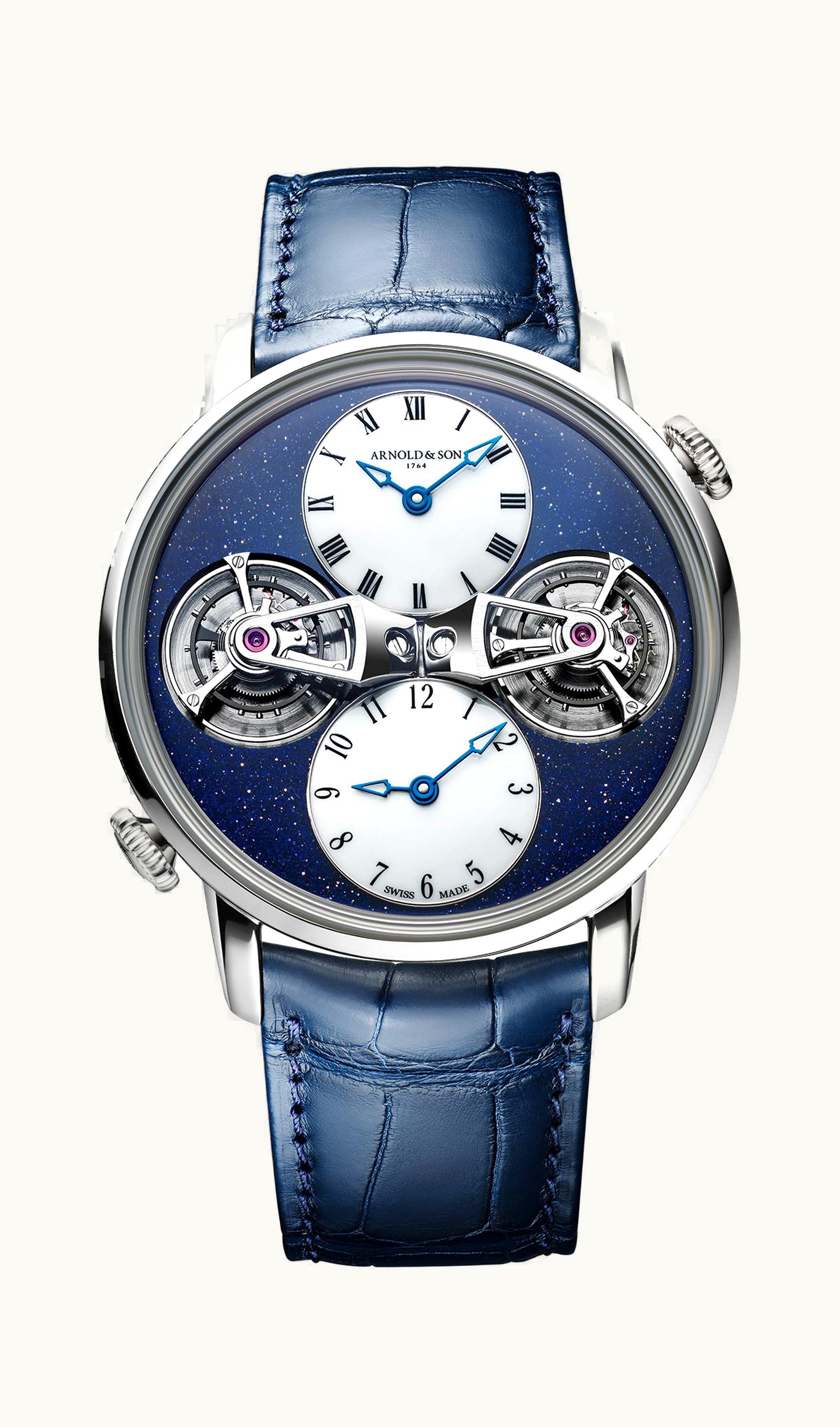 Arnold & Son Double Tourbillon White Gold