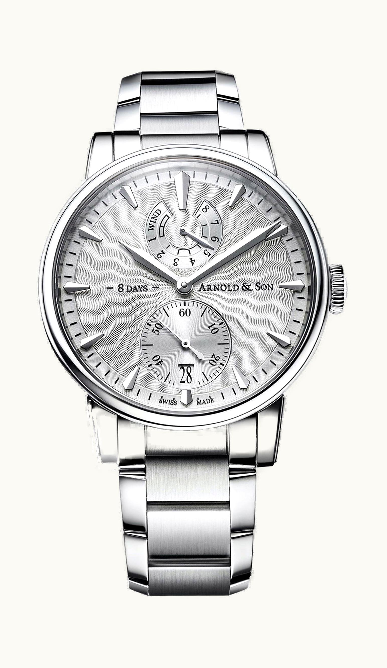 Arnold & Son Eight-Day Silver