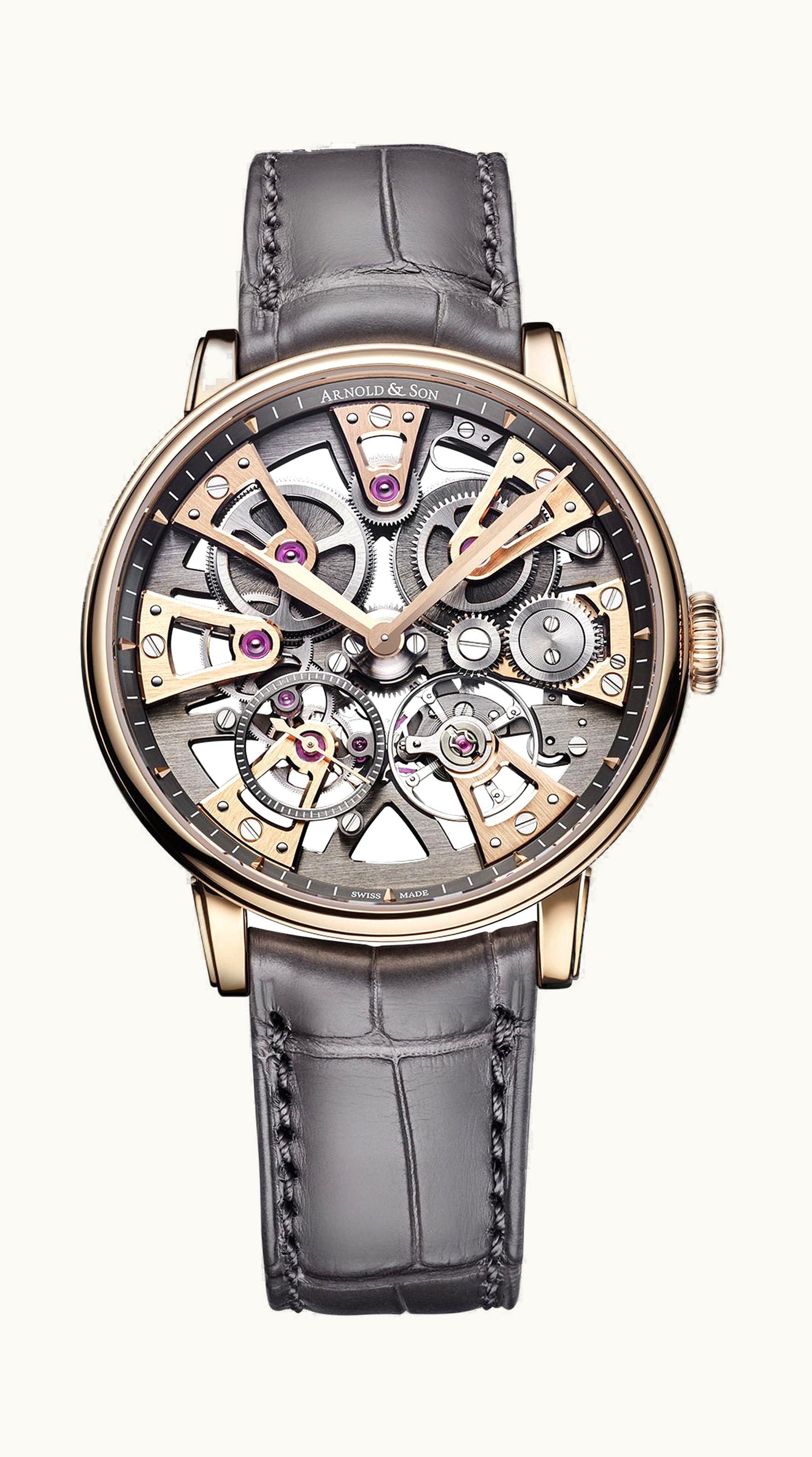 Arnold & Son Nebula 38 Red Gold