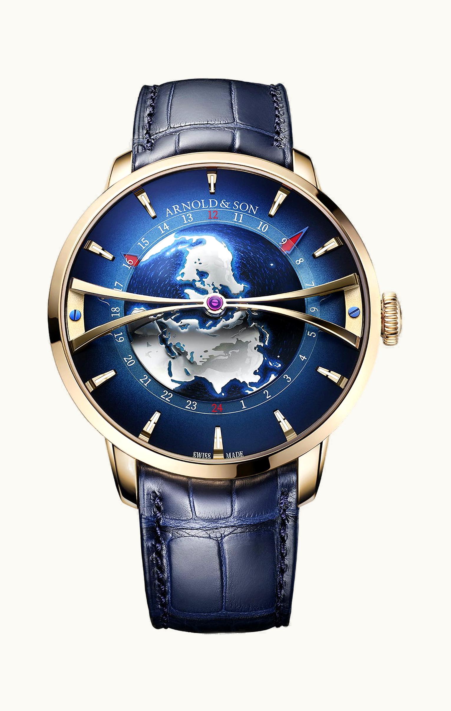 Arnold & Son Globetrotter Gold