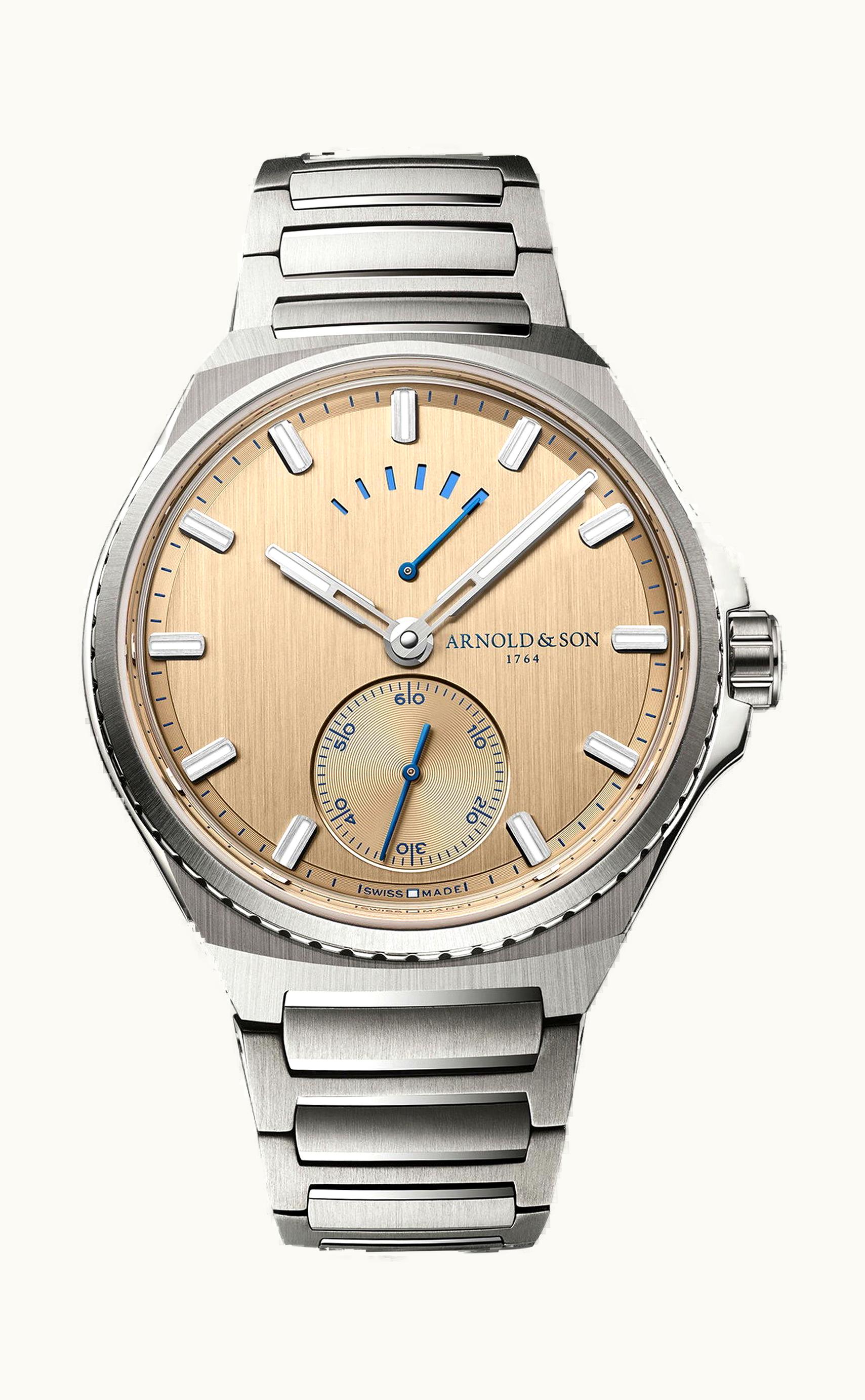 Arnold & Son Longitude Titanium Kingsand Gold