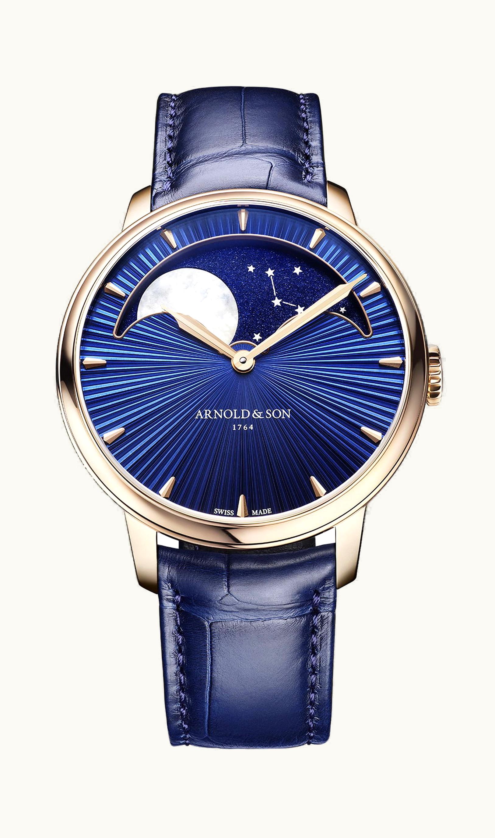 Arnold & Son Perpetual Moon 41.5 Red Gold