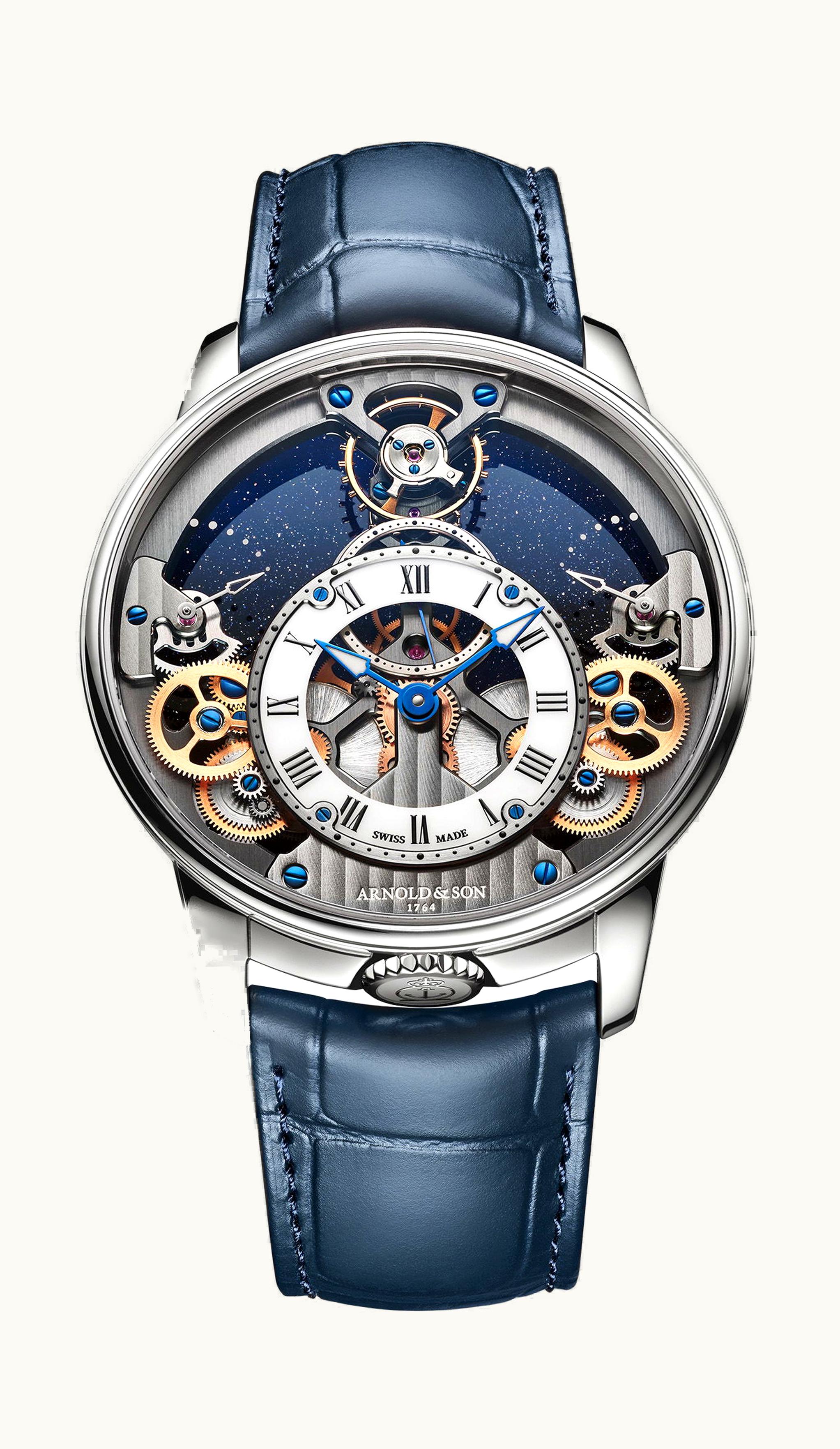 Arnold & Son Time Pyramid 42.5 Platinum