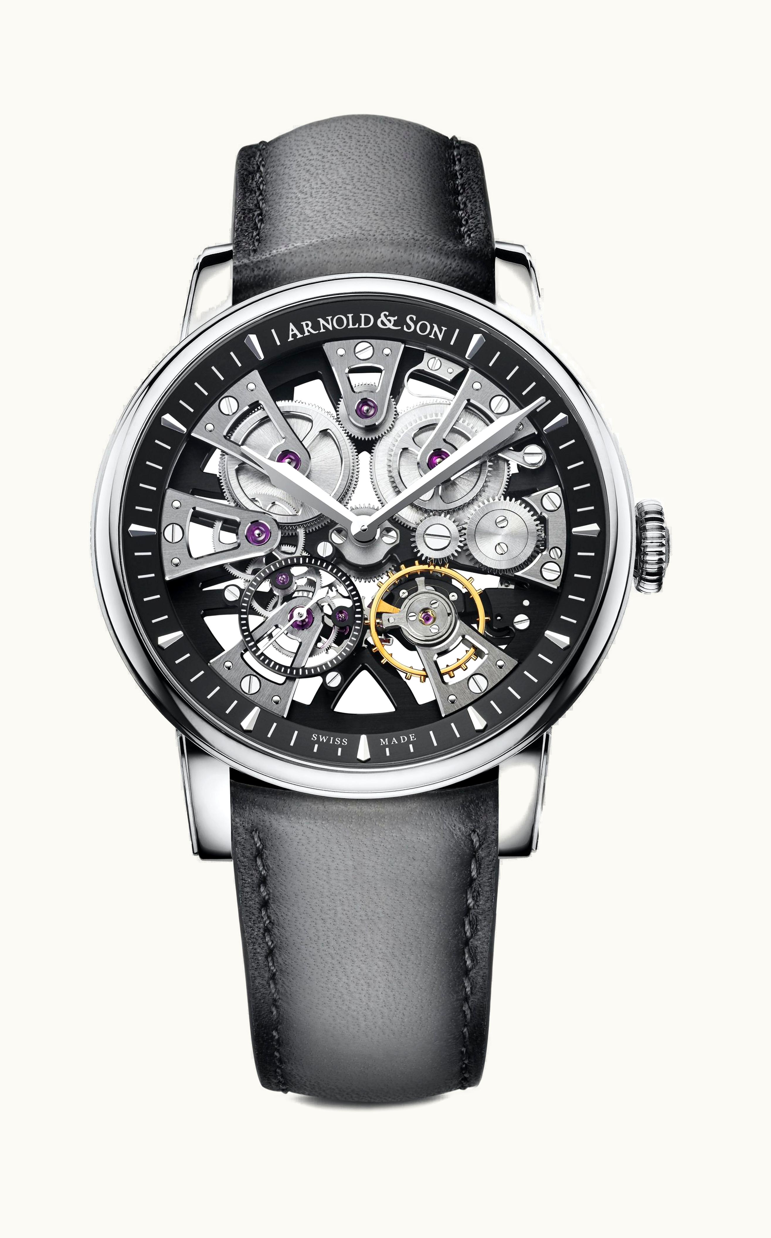 Arnold & Son Nebula 41.5 Steel 41.5mm - Stainless Steel - Manual Winding 1NEAS.B02A.C169A