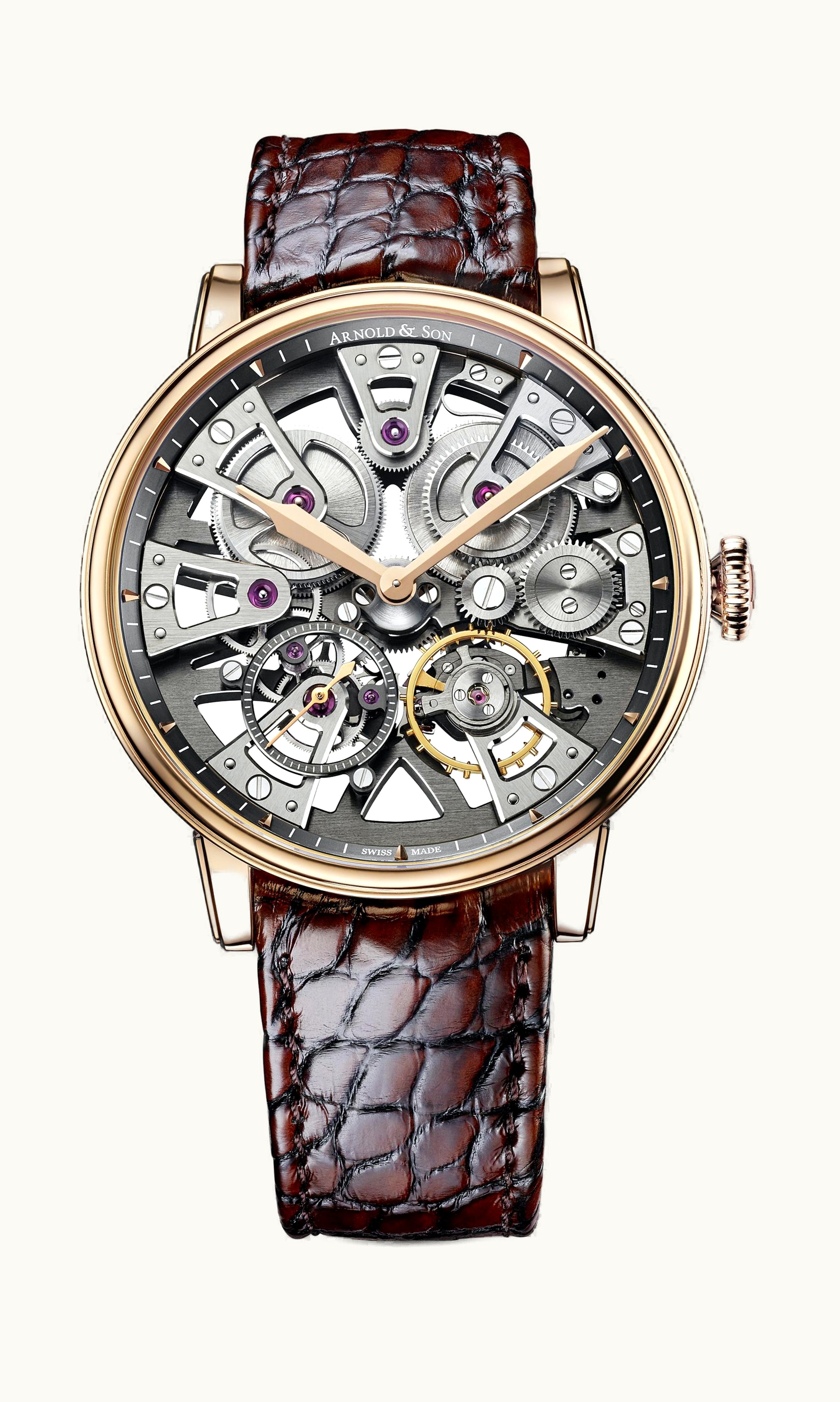 Arnold & Son Nebula 38 38mm - 18K Gold 5N - Manual Winding