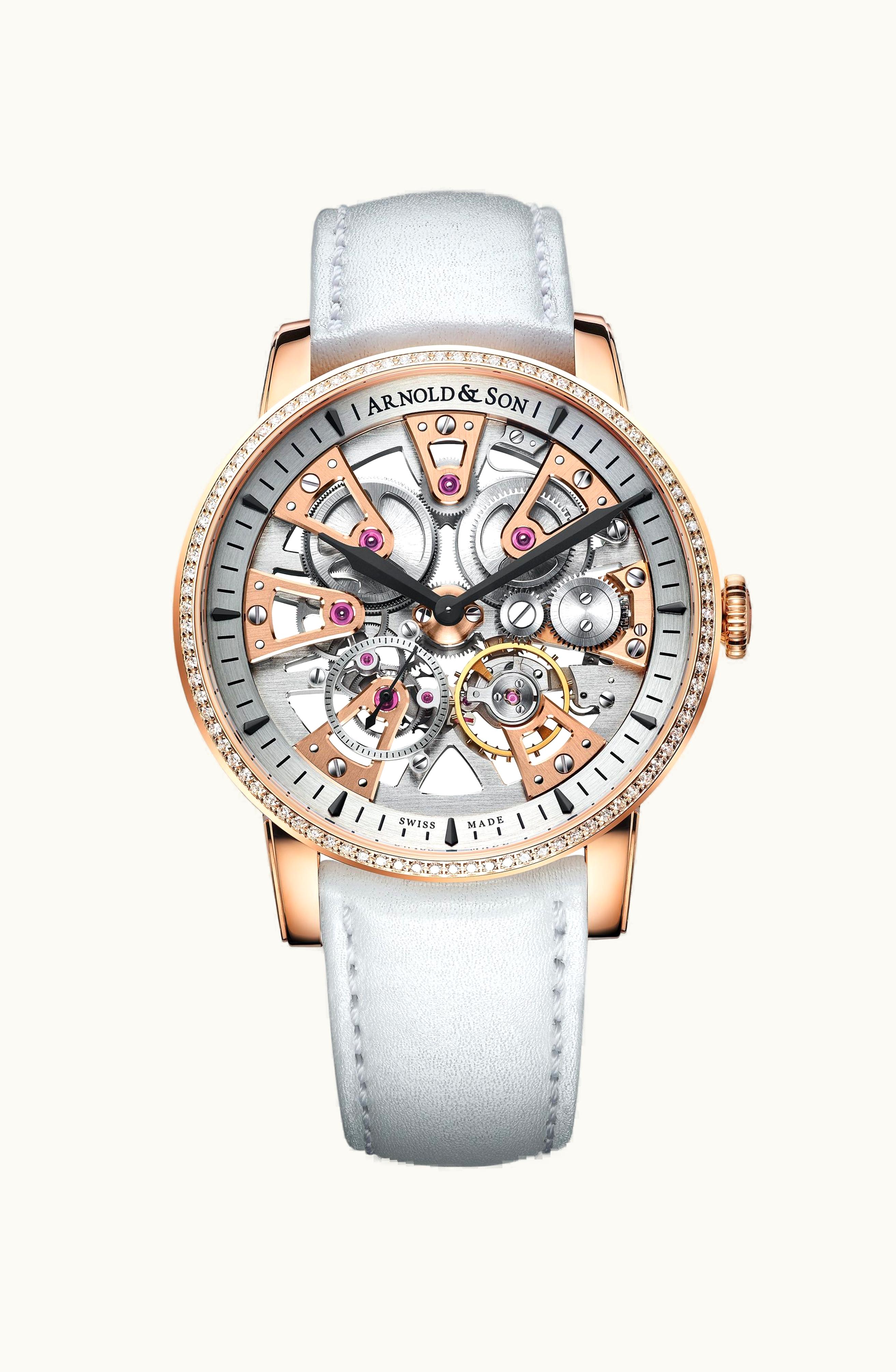 Arnold & Son Nebula Lady 41.5mm - 18K Gold 5N - Manual Winding