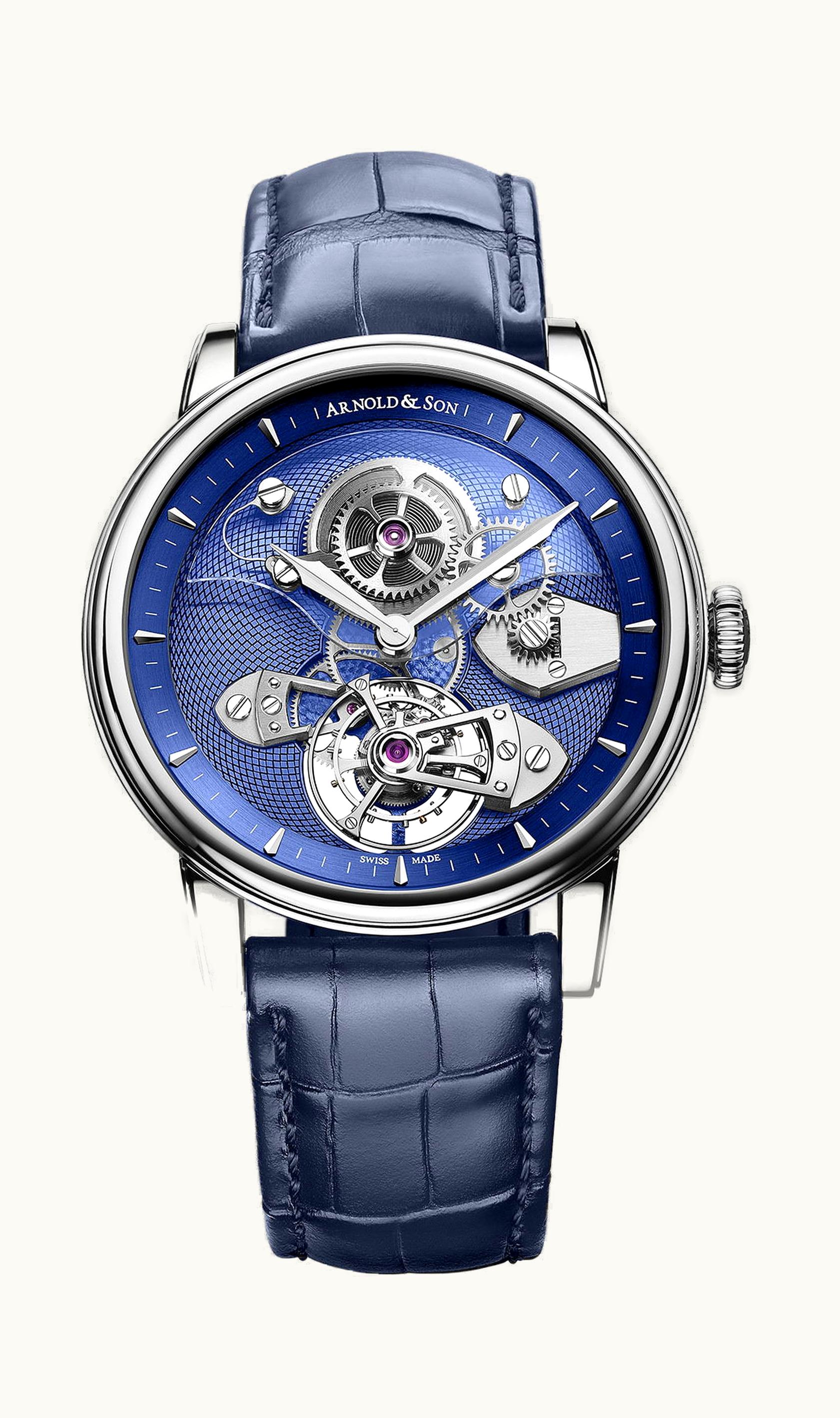 Arnold & Son Tourbillon Escapement Sapphire 44mm - White Gold - Manual Winding