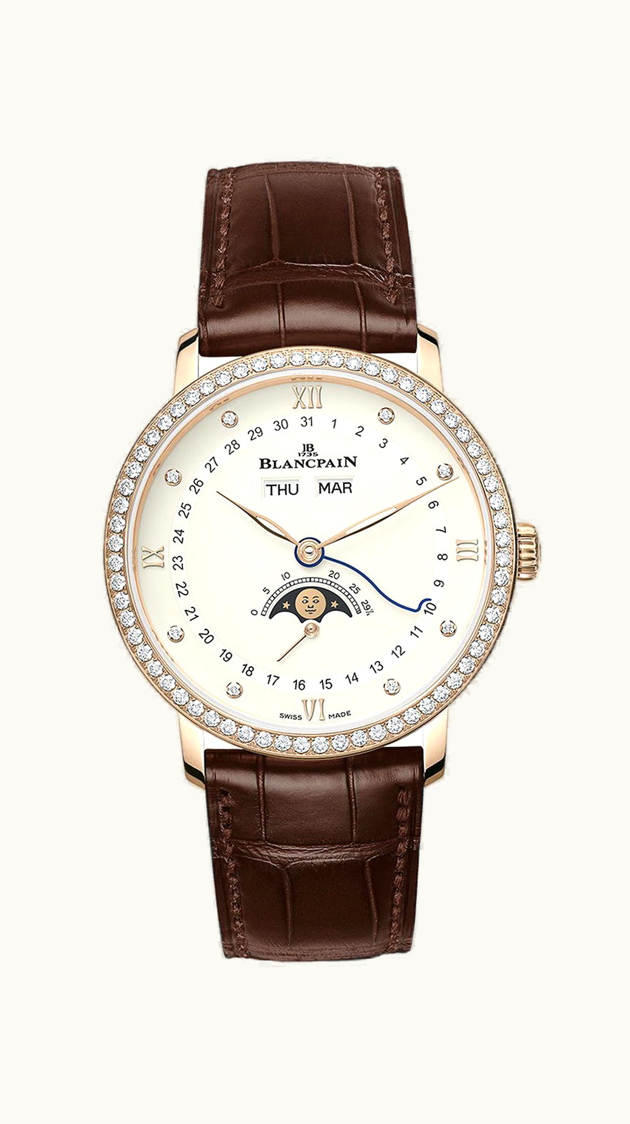 Blancpain Villeret Quantième Complet 38 38mm - Red Gold - Automatic Winding