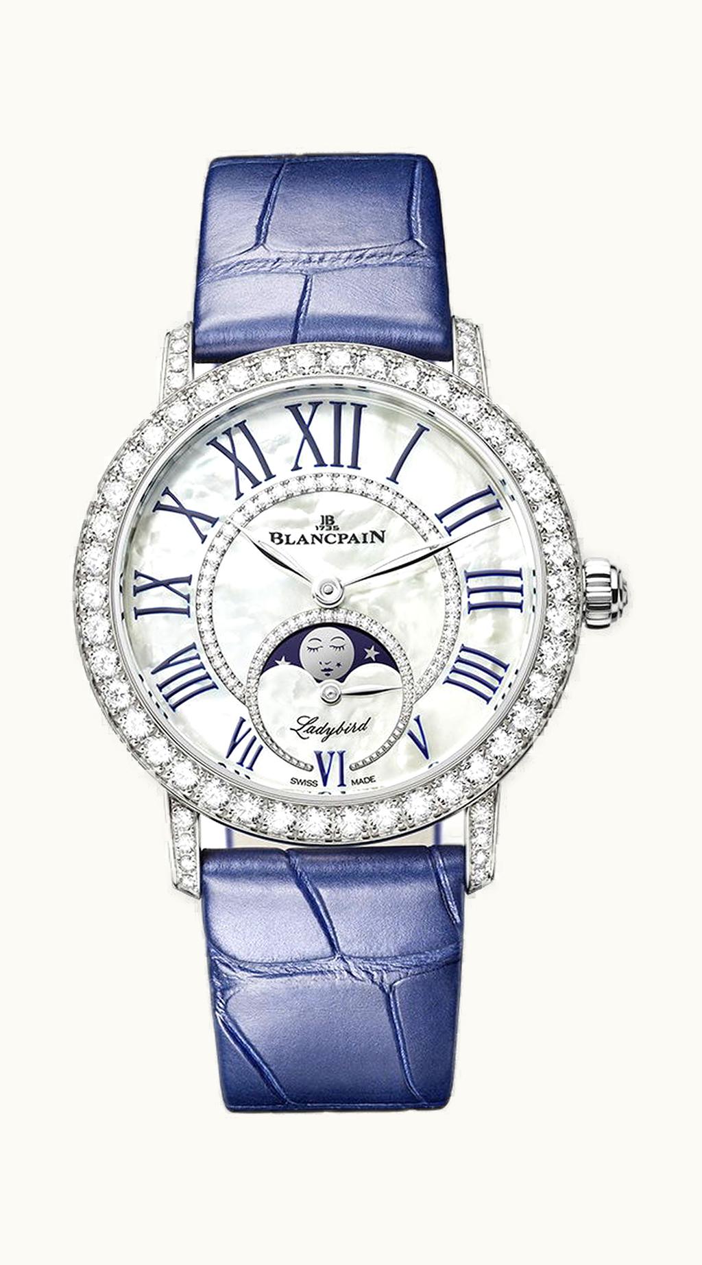 Blancpain Ladybird Colors Phase de Lune 34.90mm - White Gold - Automatic Winding
