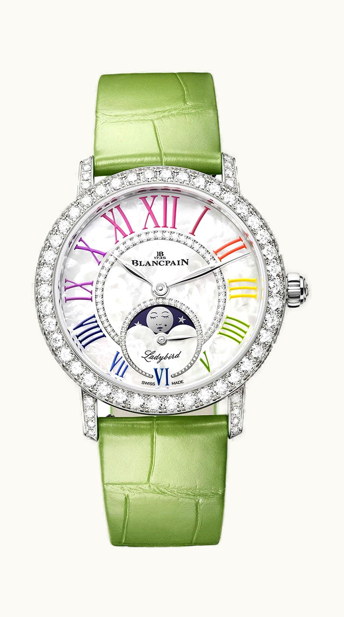 Blancpain Ladybird Colors Phase de Lune 34.90mm - White Gold - Automatic Winding