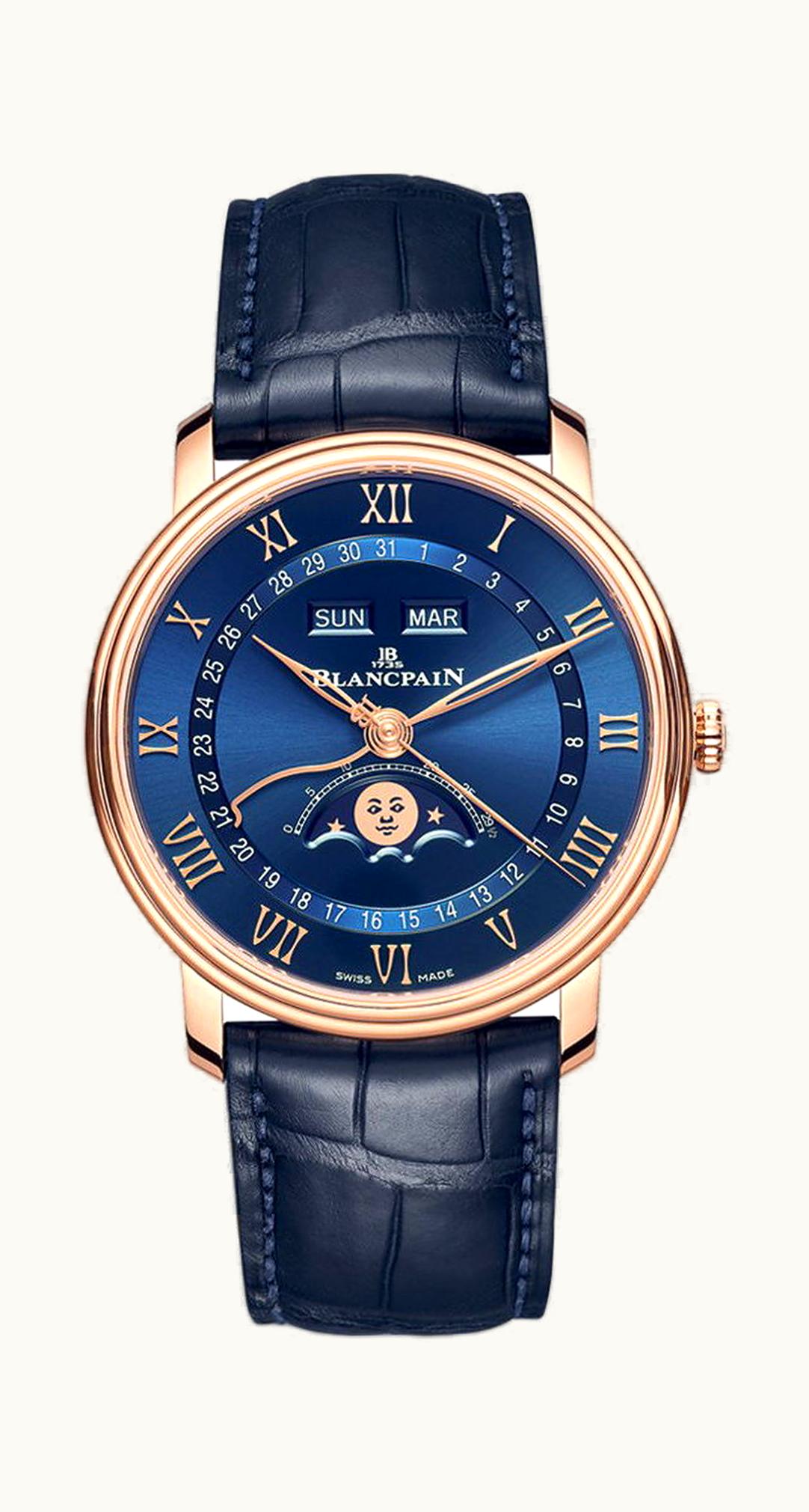 Blancpain Villeret Quantième Complet 40 40mm - Red Gold - Automatic Winding