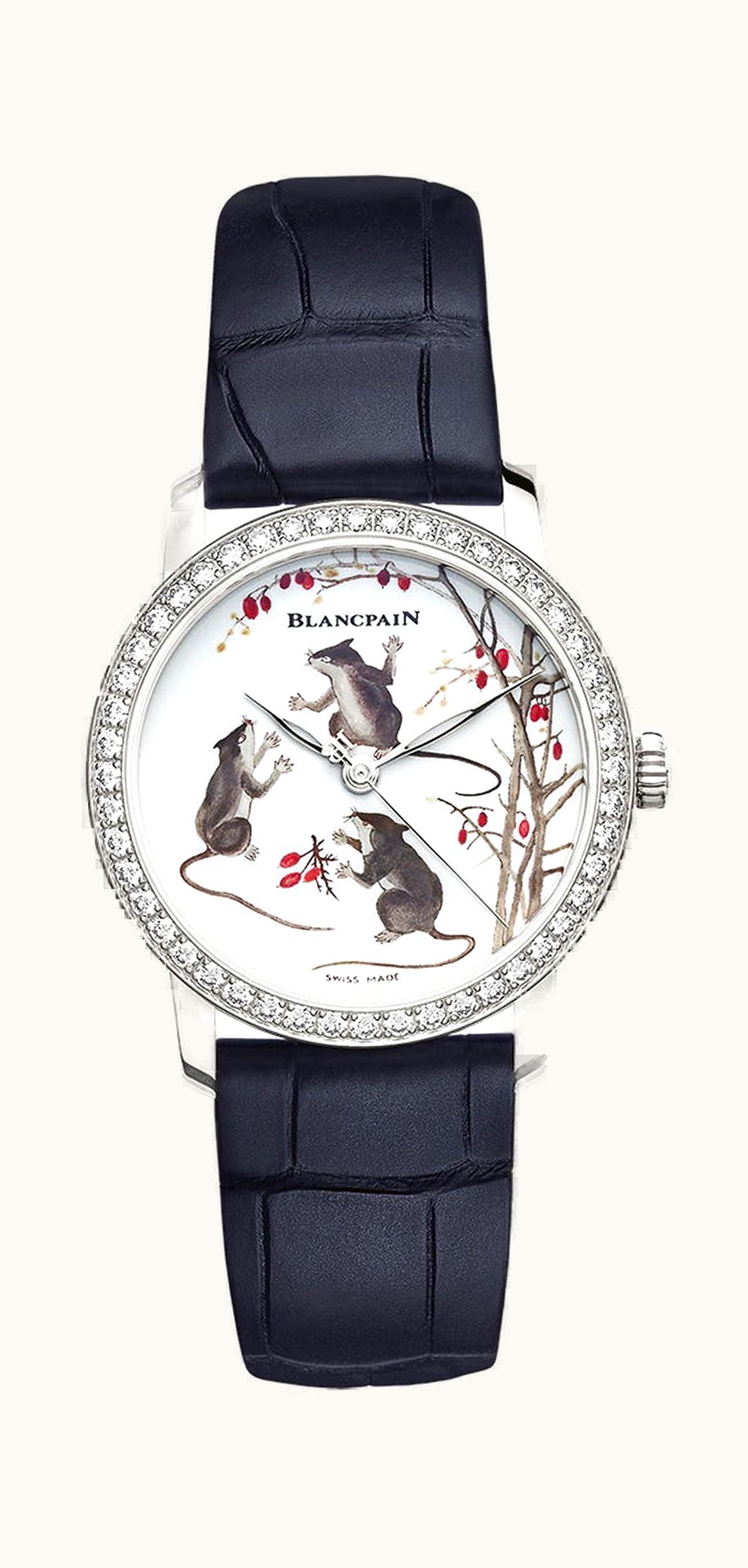 Blancpain Métiers d’Art Porcelaine 33.20mm - White Gold - Automatic Winding