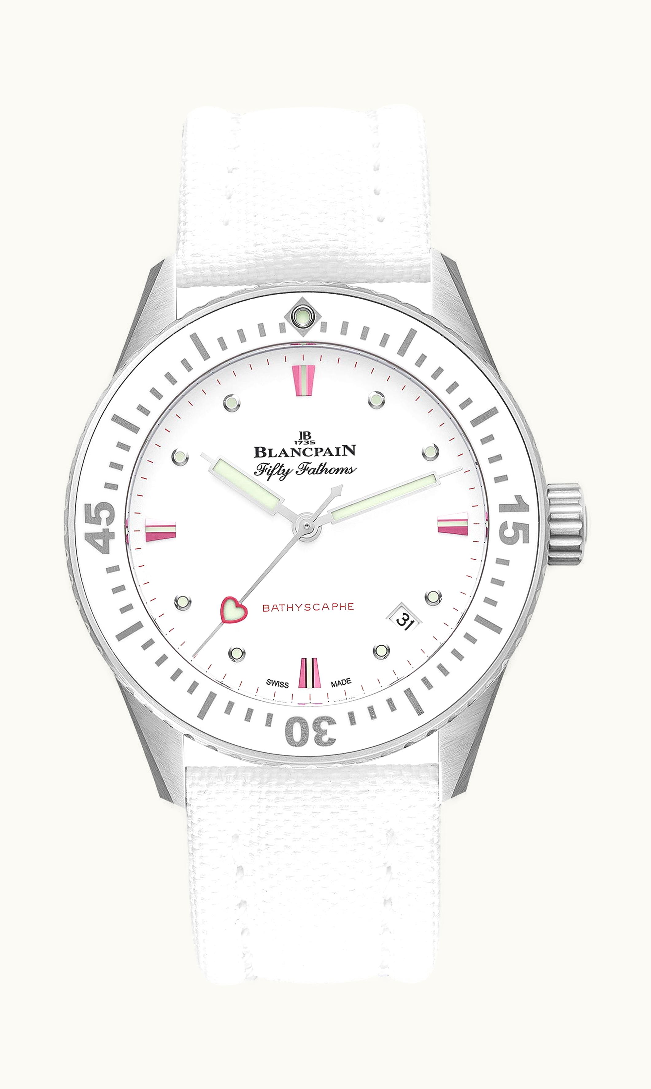 Blancpain Fifty Fathoms Bathyscaphe Valentine’s Day 38mm - Stainless Steel - Automatic Winding