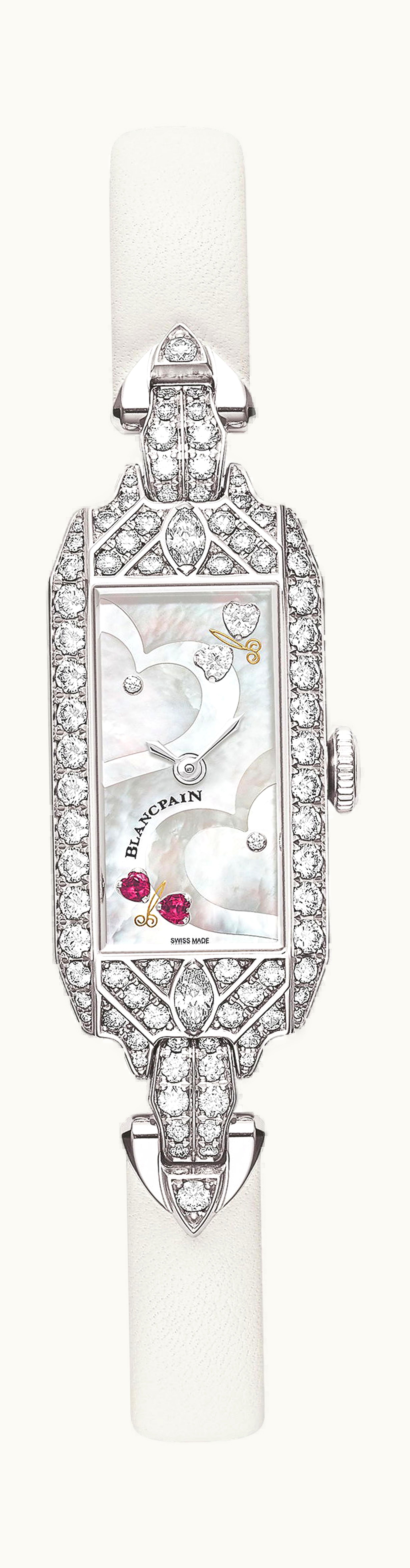 Blancpain Saint-Valentin 2020 35 x 16mm - White Gold - Manual Winding