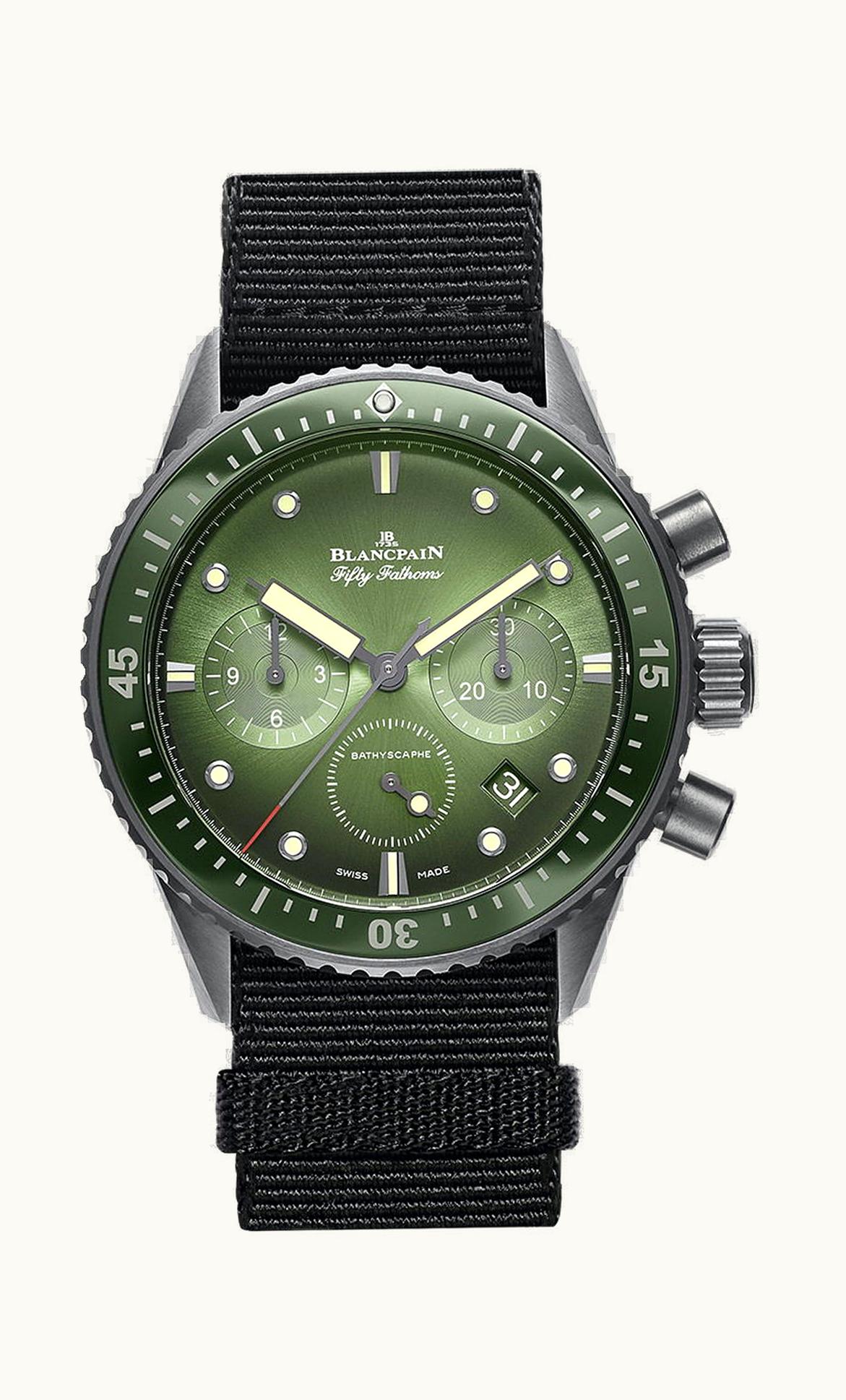 Blancpain Fifty Fathoms Bathyscaphe Chronographe Flyback 43.60mm - Black Ceramic - Automatic Winding 5200 0153 NABA