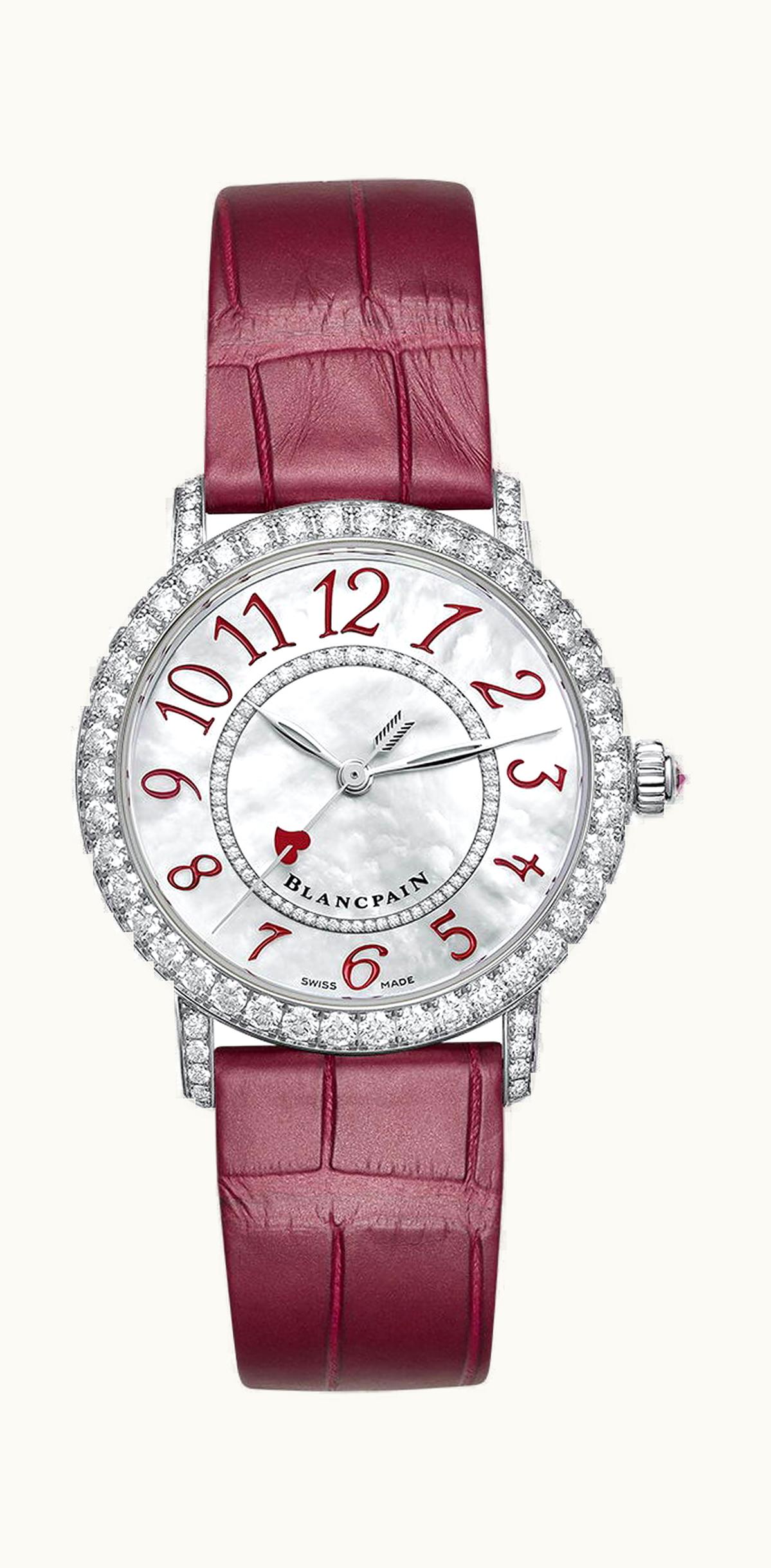 Blancpain Ladybird Saint-Valentine 2022 34.90mm - White Gold - Automatic Winding