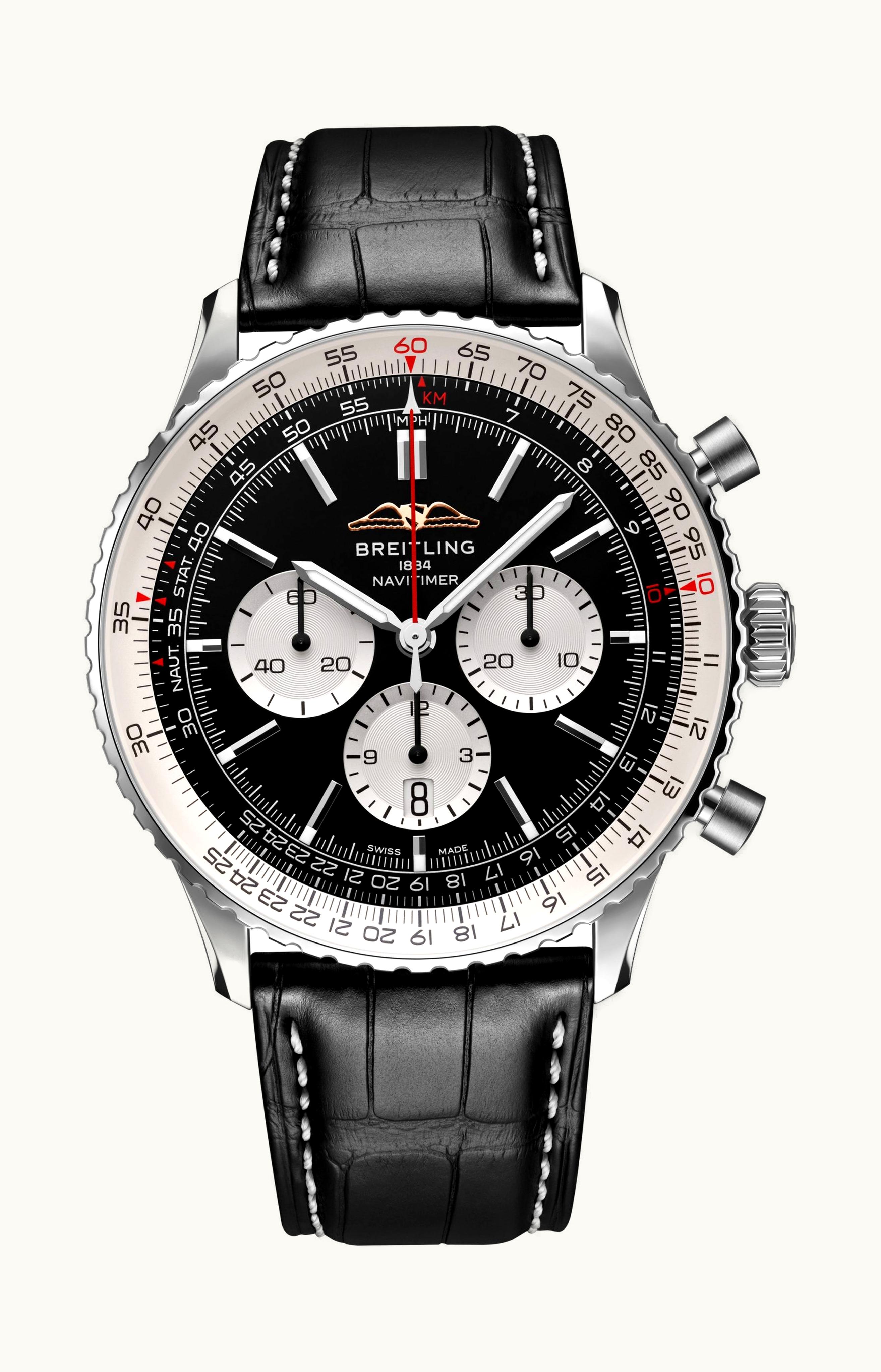 Breitling Navitimer B01 Chronograph 46 46mm - Stainless Steel - Automatic Winding AB0137211B1P1