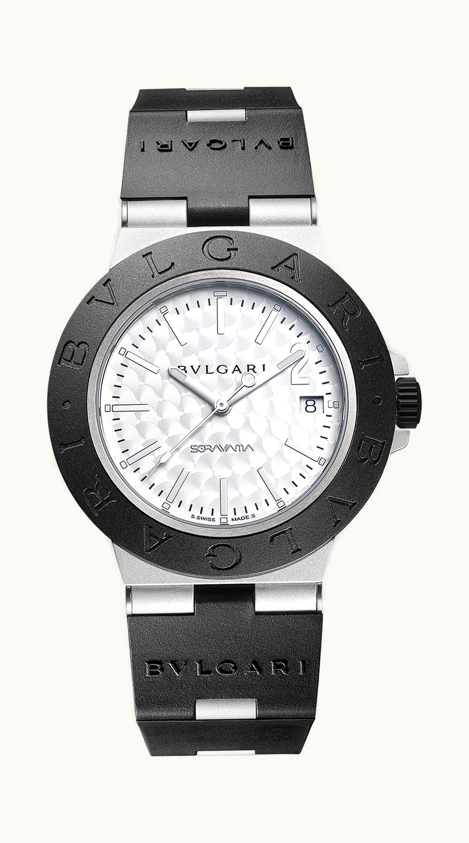 Bulgari Bvlgari Bvlgari Bvlgari Aluminium Special Edition Sorayama 40mm - Aluminium, Titanium, Two-Tone - Automatic Winding