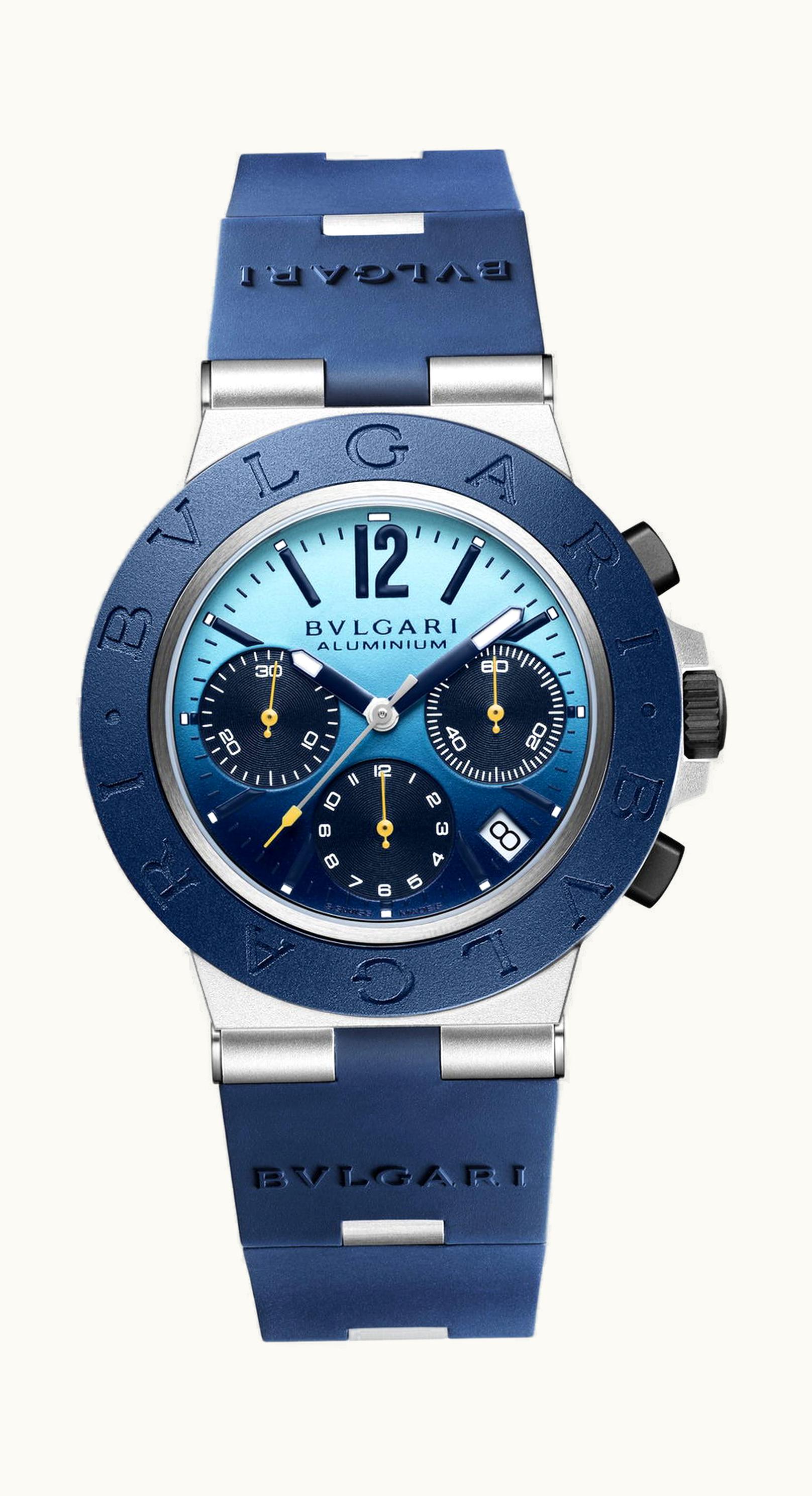 Bulgari Bvlgari Bvlgari Aluminium Capri Chronograph 40mm - Aluminium - Automatic Winding