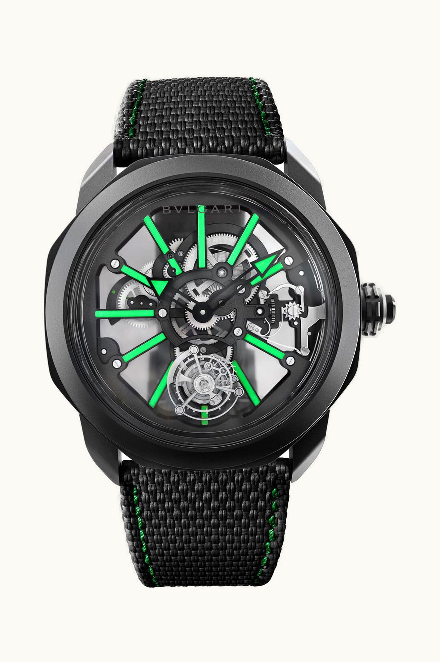 Bulgari Bvlgari Octo Roma Striking Tourbillon Sapphire 44mm - Black DLC, Sapphire, Titanium - Manual Winding