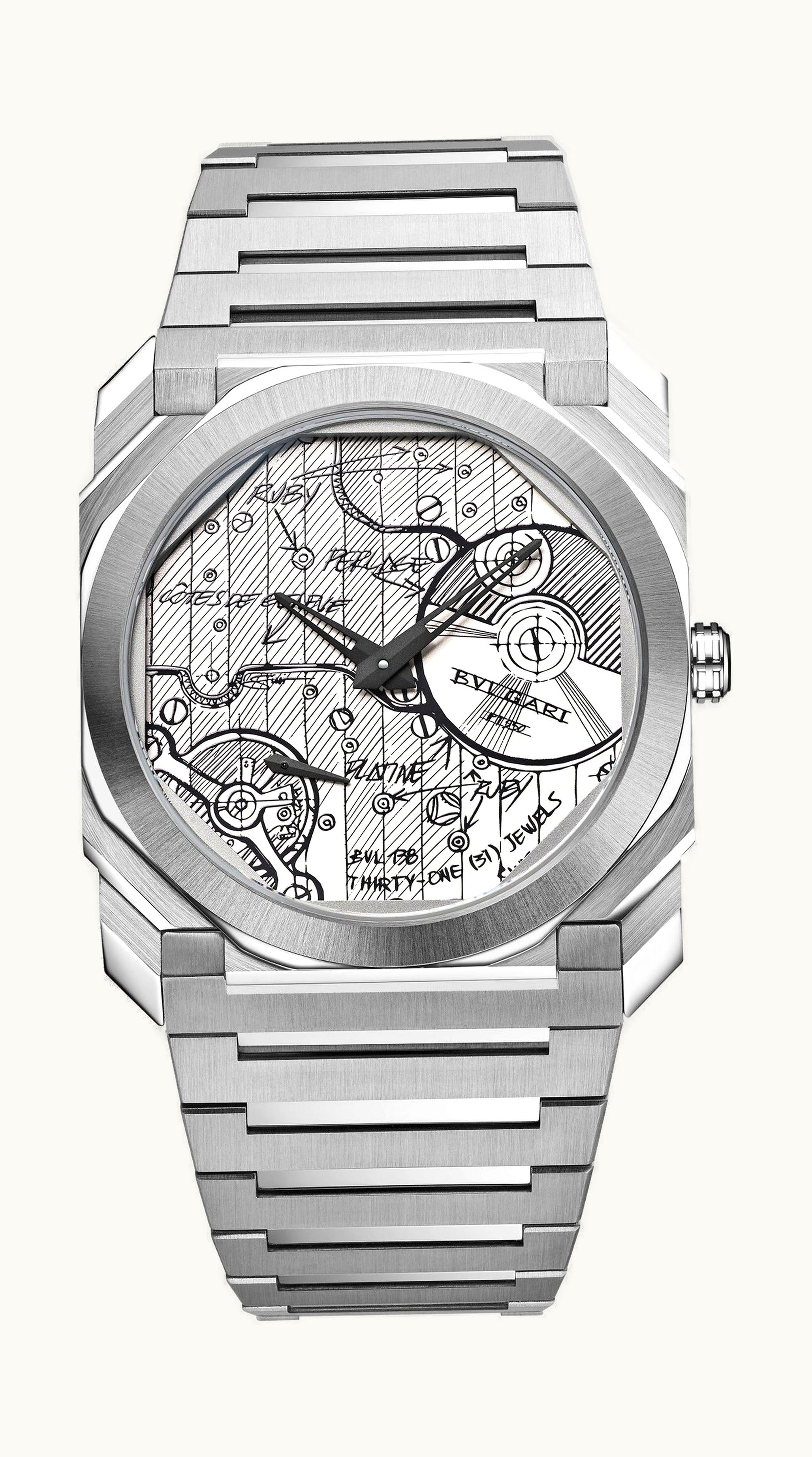 Bulgari Bvlgari Octo Finissimo Automatique BVL 138 Sketch 40mm - Stainless Steel - Automatic Winding