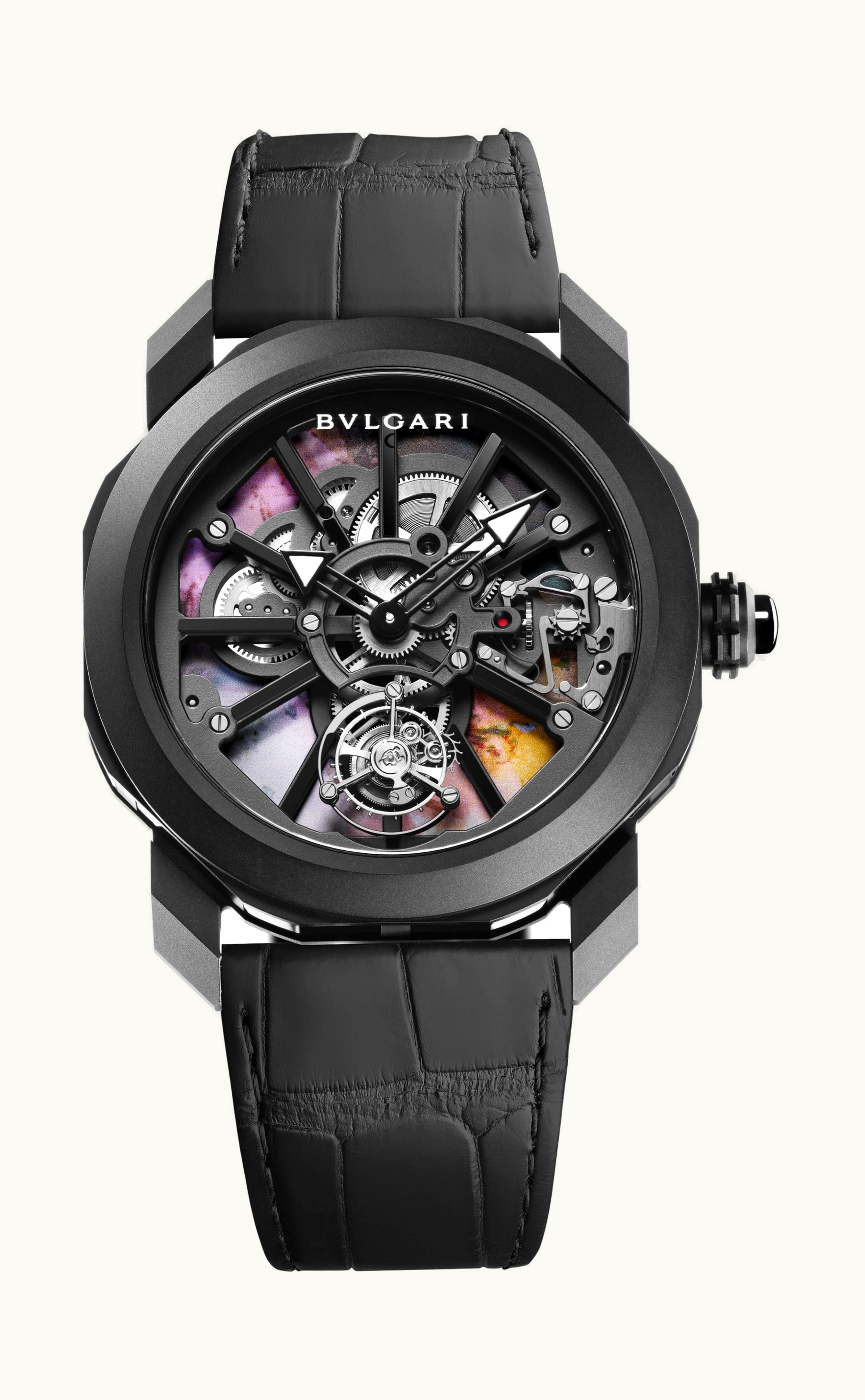 Bulgari Bvlgari Octo Roma Naturalia X Wang Yan Cheng 44mm - Black DLC, Titanium - Manual Winding