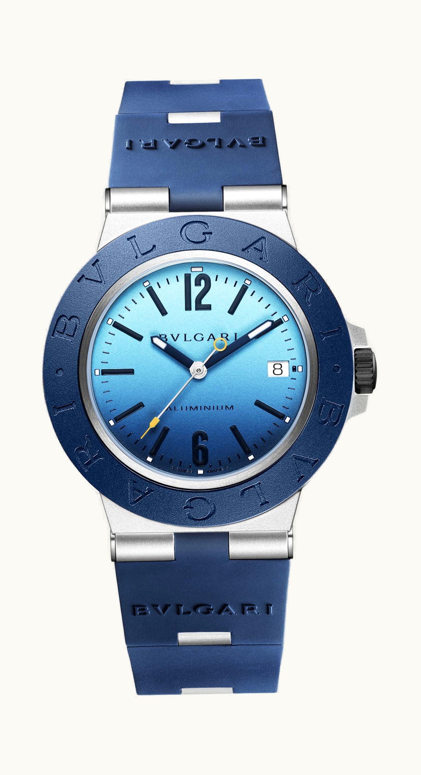 Bulgari Bvlgari Bvlgari Aluminium Capri Solotempo 40mm - Aluminium - Automatic Winding