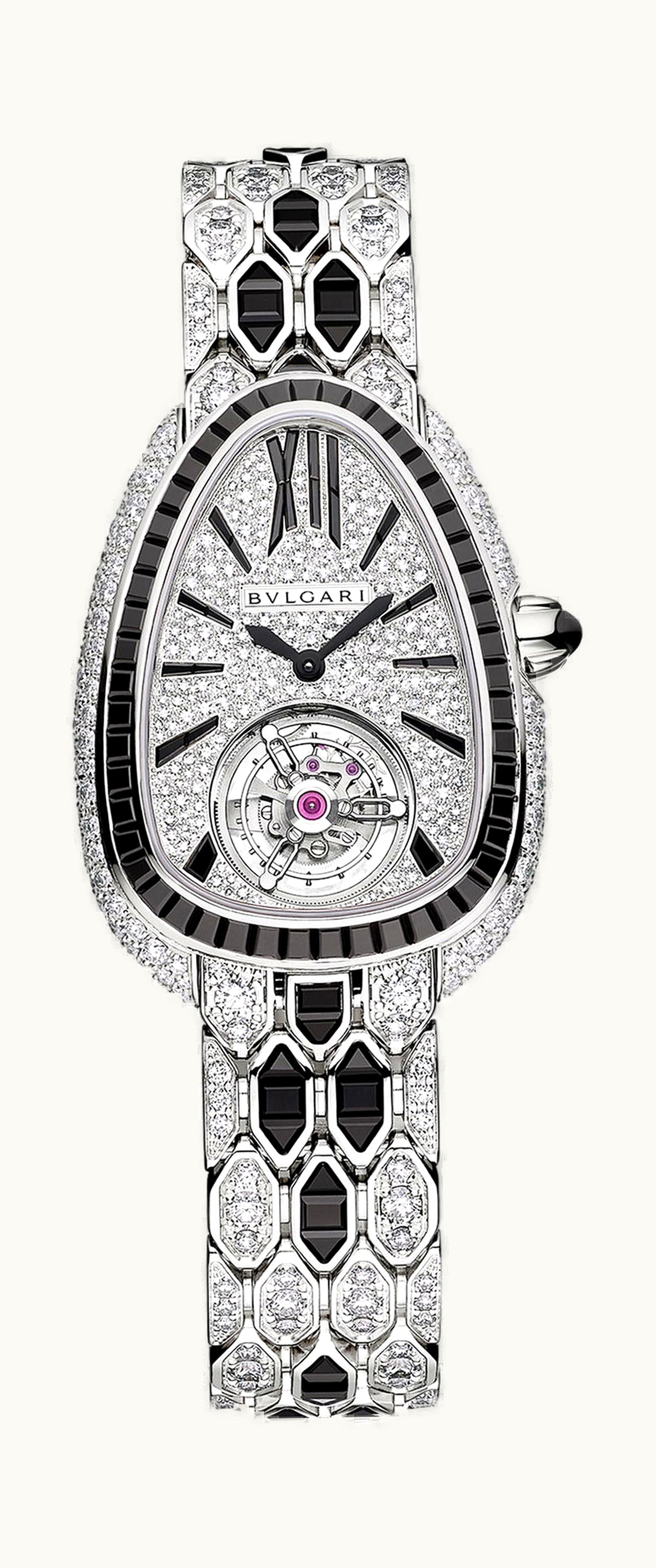 Bulgari Bvlgari Serpenti Seduttori Tourbillon 34mm - White Gold - Manual Winding