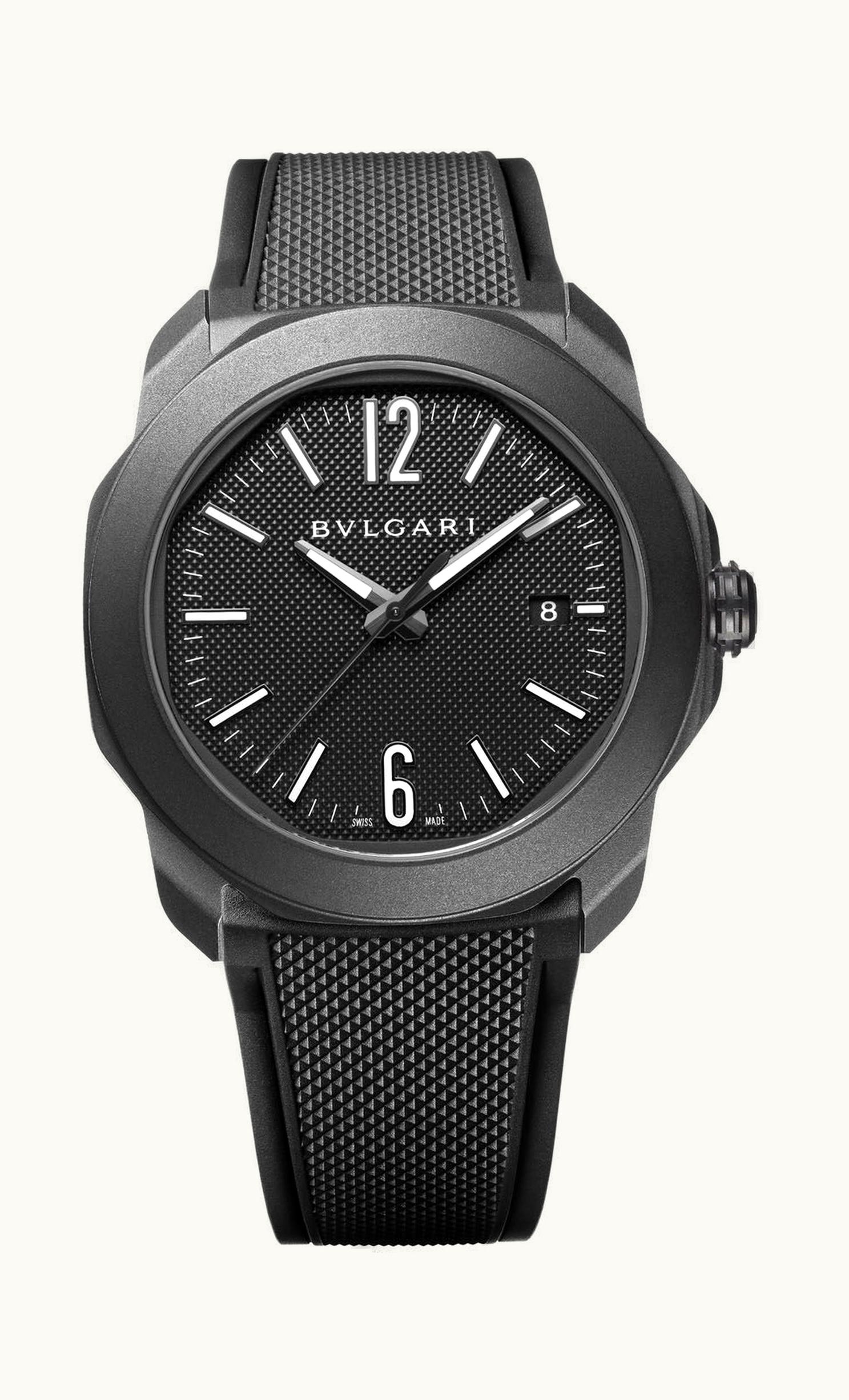 Bulgari Bvlgari Octo Roma Automatic Steel DLC 41mm - Black DLC, Stainless Steel - Automatic Winding