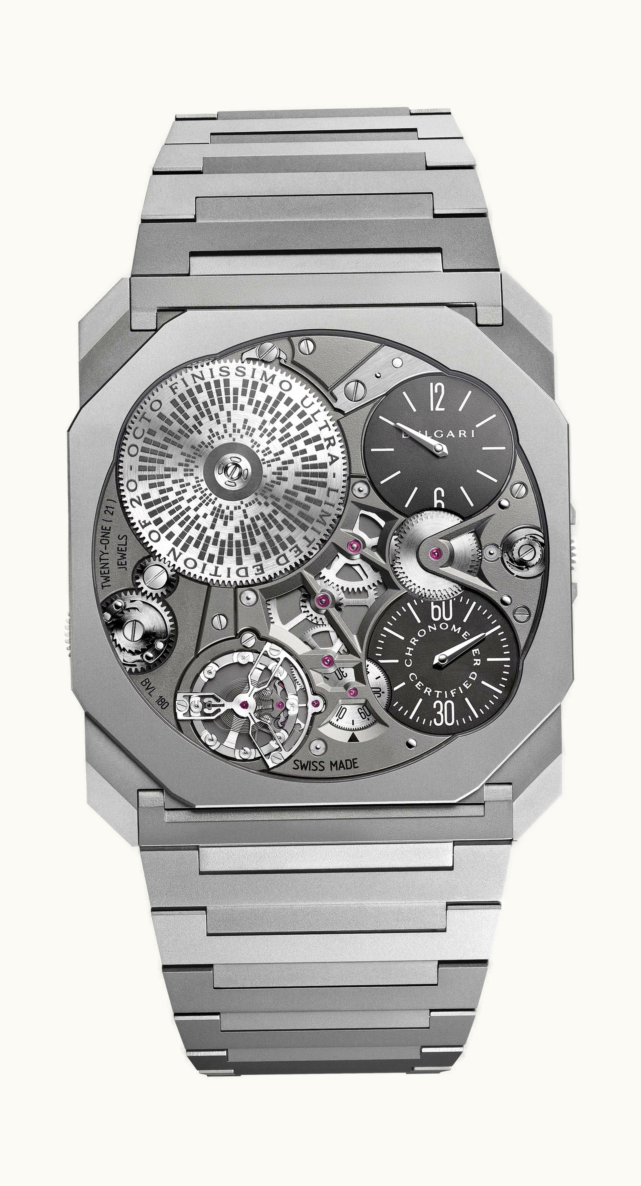 Bulgari Bvlgari Octo Finissimo Ultra COSC 40mm - Titanium - Manual Winding