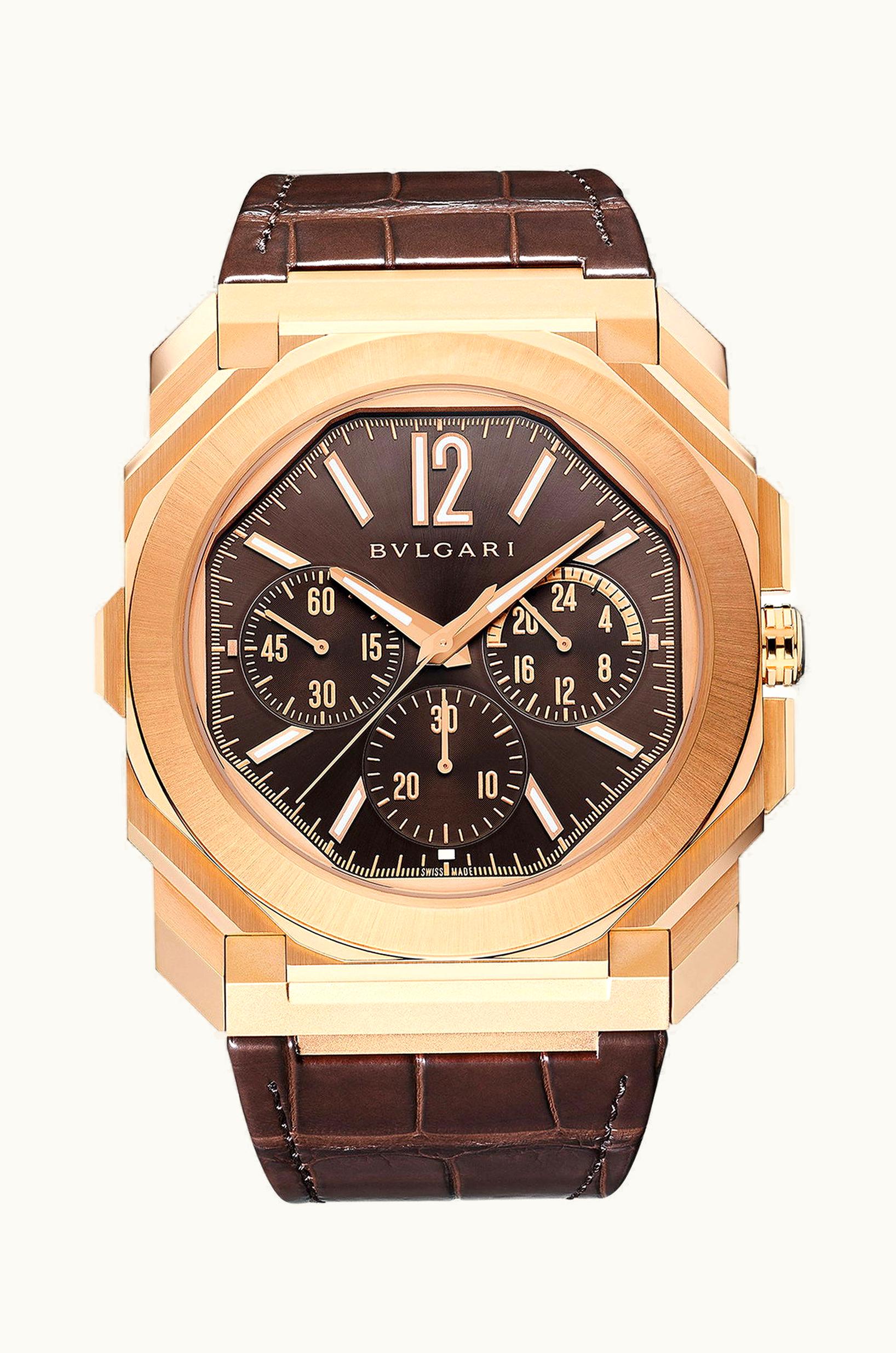 Bulgari Bvlgari Octo Finissimo Chronograph GMT Automatic 43mm - Rose Gold - Automatic Winding