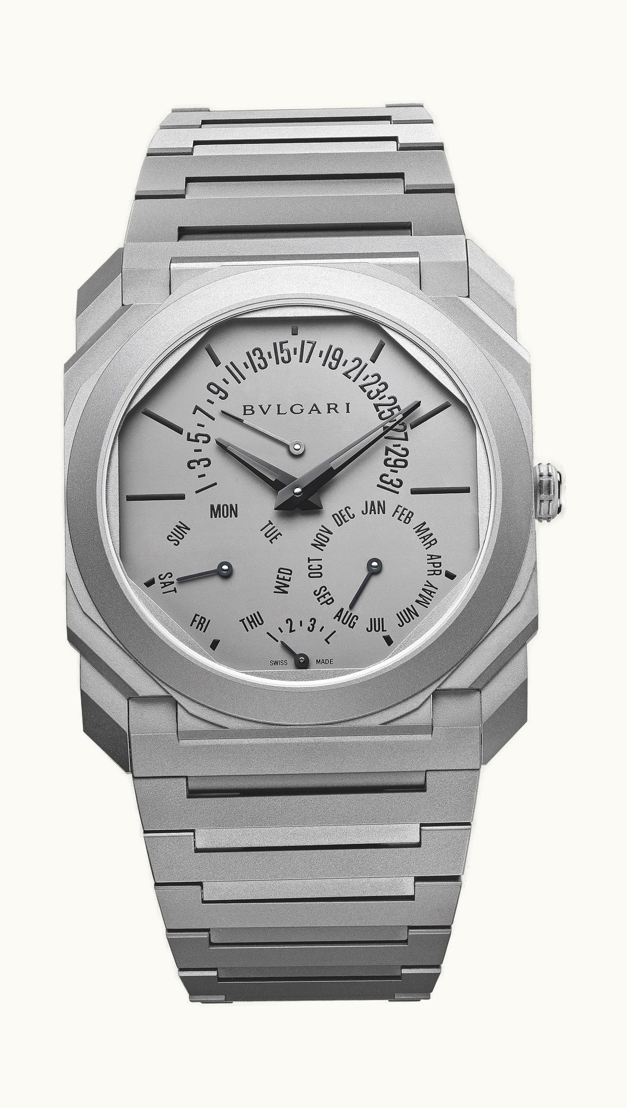 Bulgari Bvlgari Octo Finissimo Perpetual Calendar Titanium 40mm - Titanium - Automatic Winding
